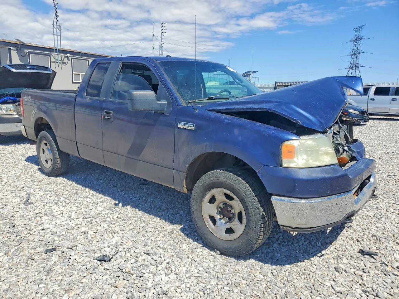 2008 Ford F150 Синий vin: 1FTPX14548FB05915