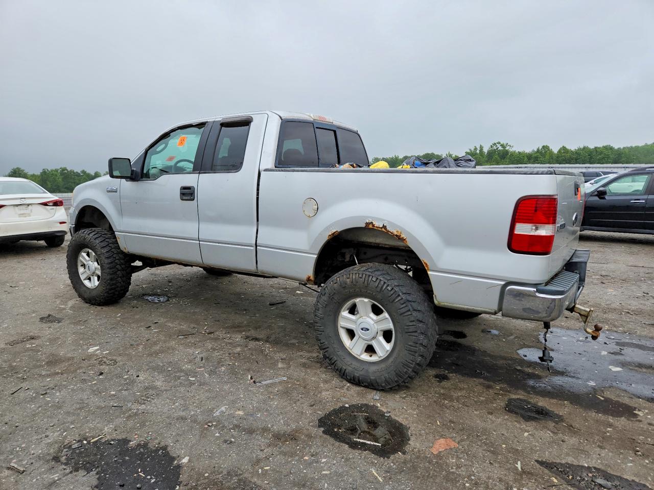 2004 Ford F150 Silver vin: 1FTPX14554FA02691