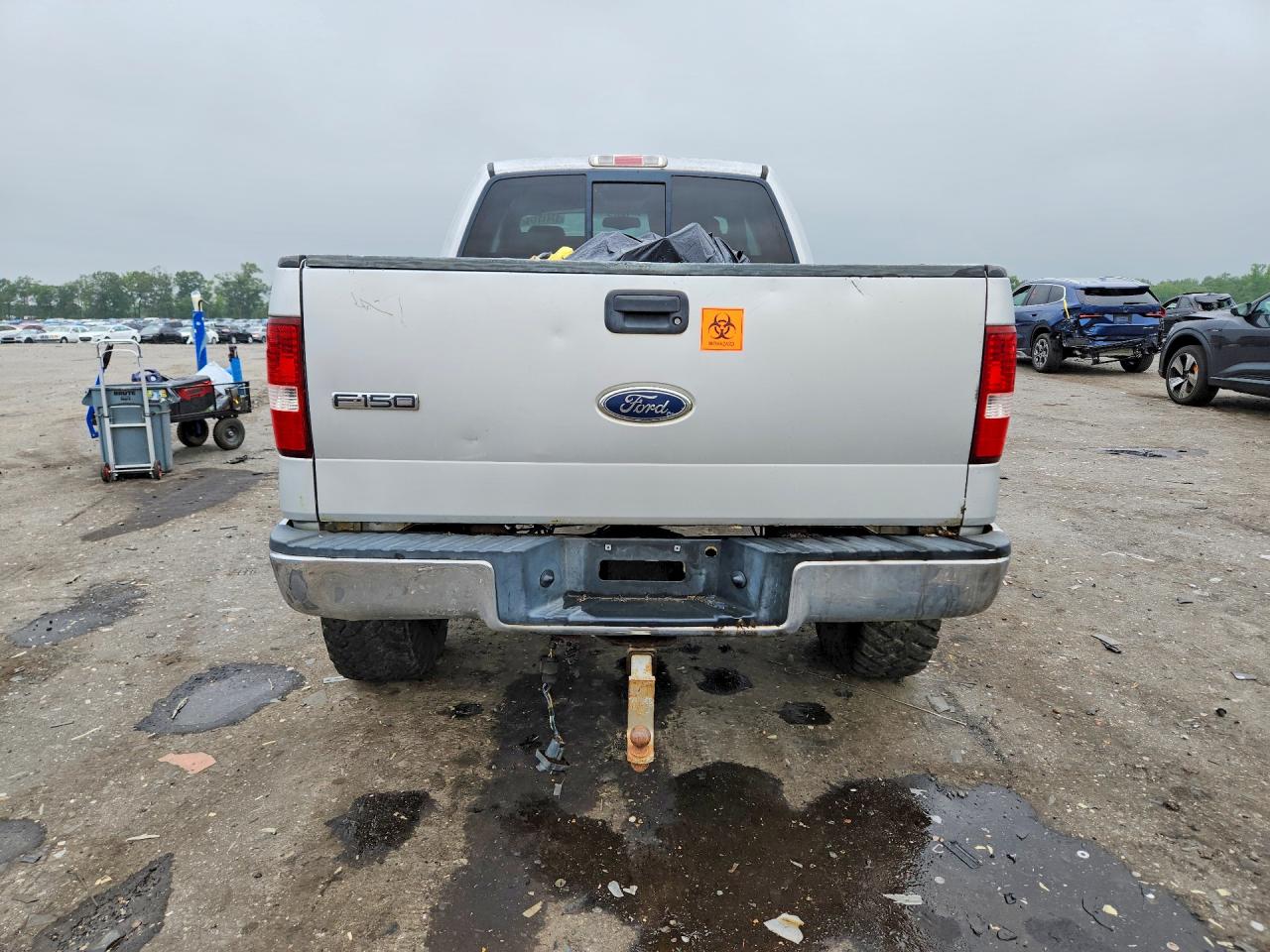 2004 Ford F150 Silver vin: 1FTPX14554FA02691
