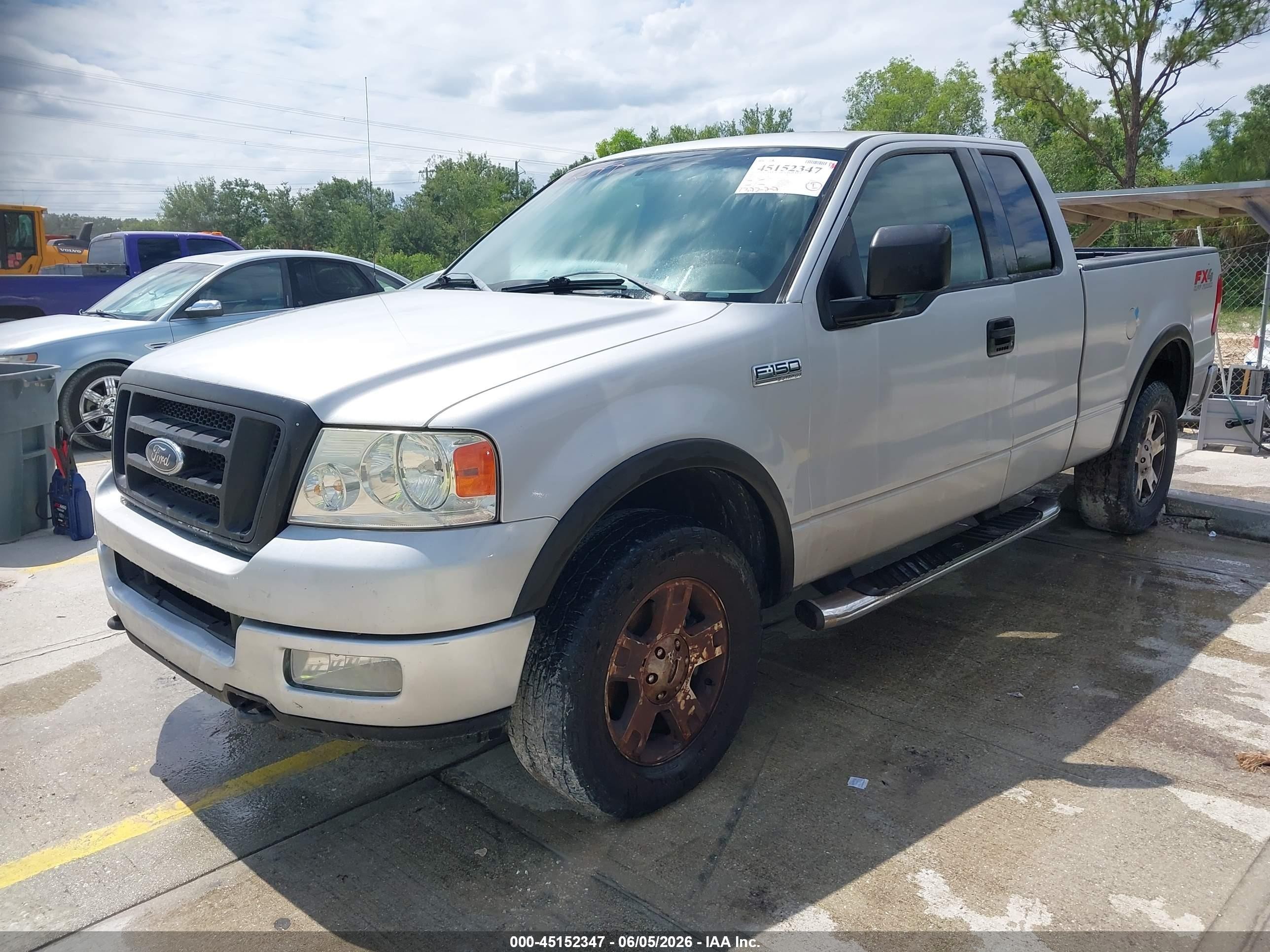 2004 Ford F-150 Fx4/lariat/xl/xlt Silver vin: 1FTPX14554NA30559