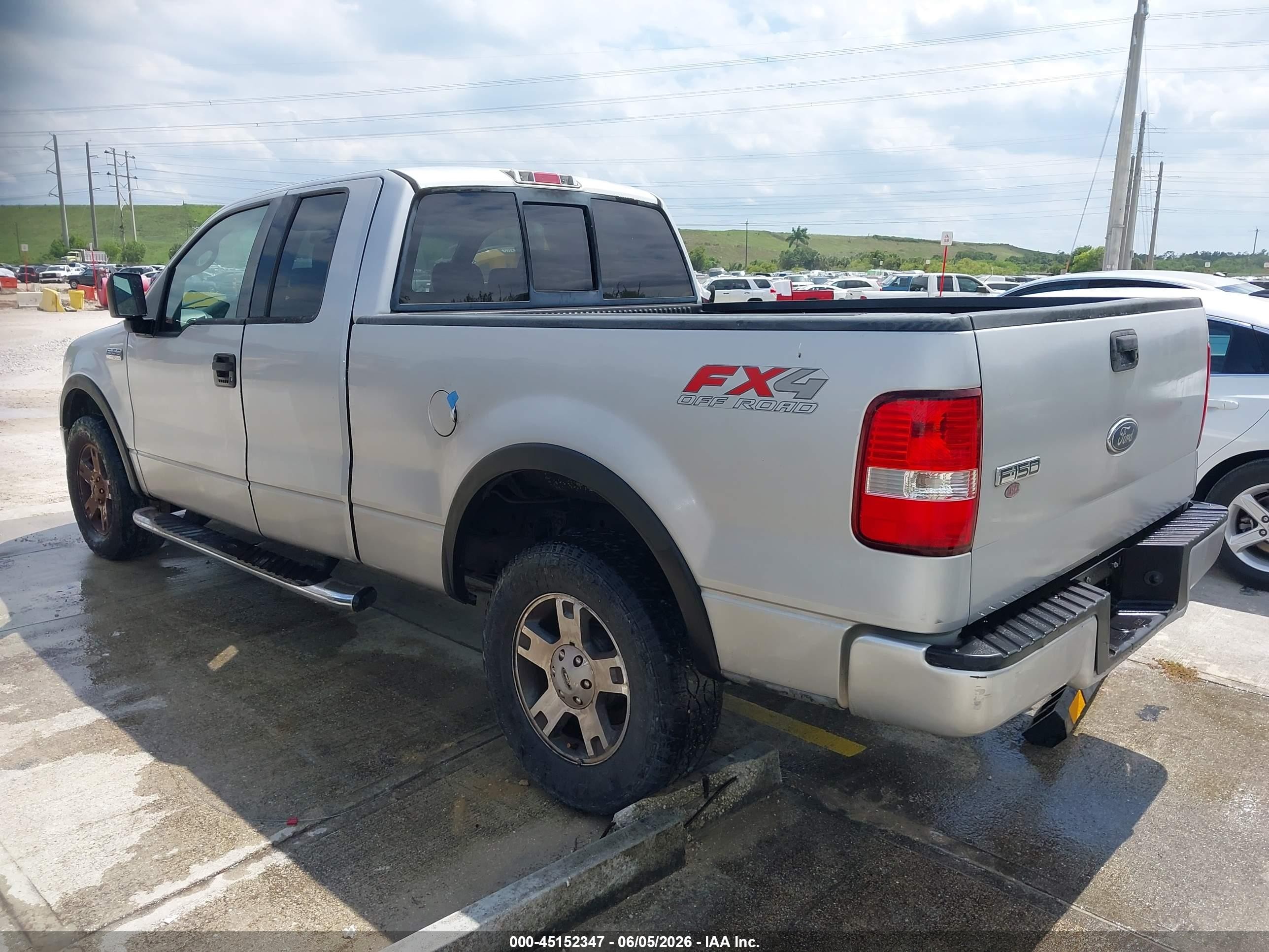 2004 Ford F-150 Fx4/lariat/xl/xlt Silver vin: 1FTPX14554NA30559