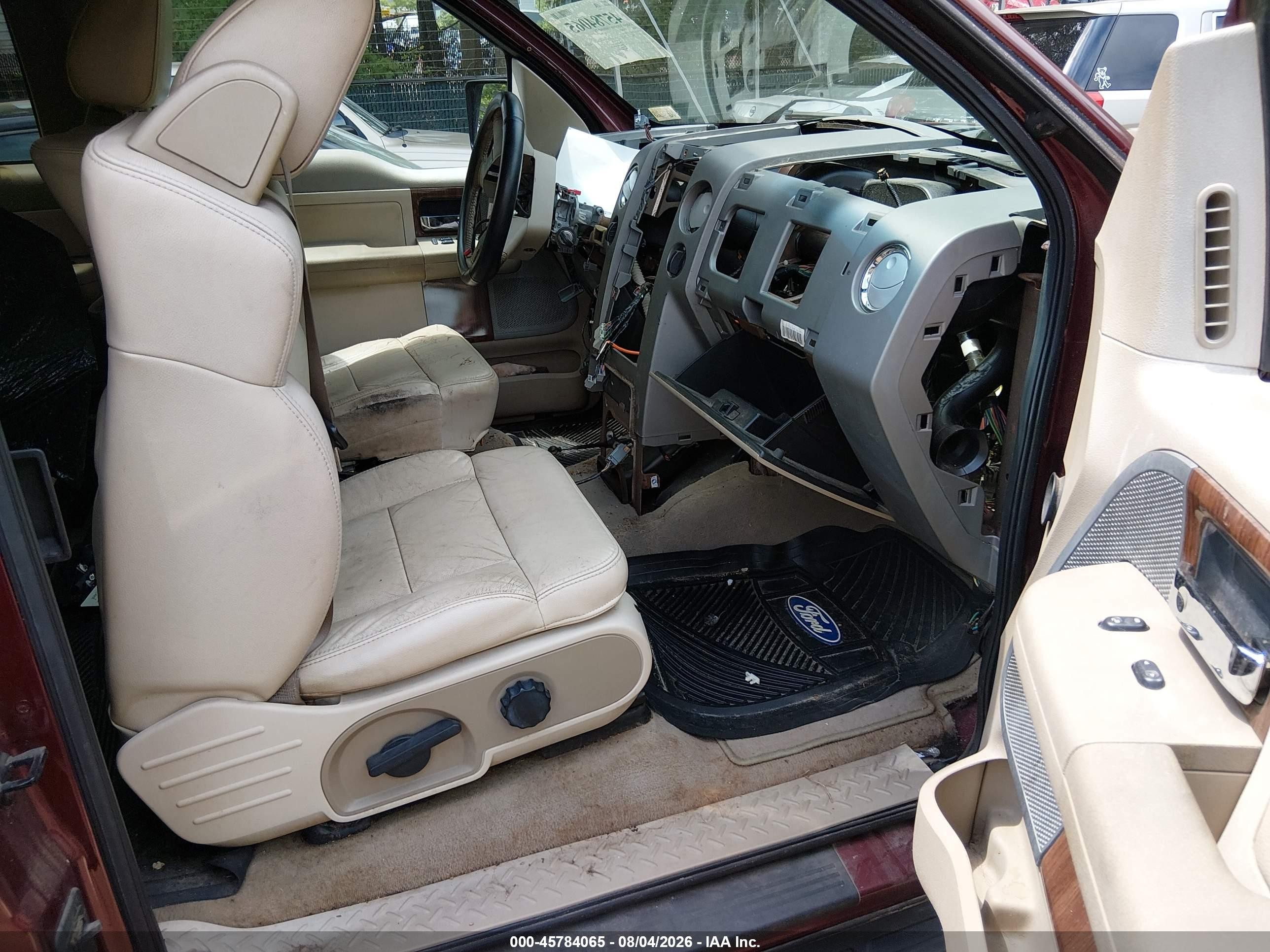 2004 Ford F-150 Fx4/lariat/xl/xlt Red vin: 1FTPX14554NA49600