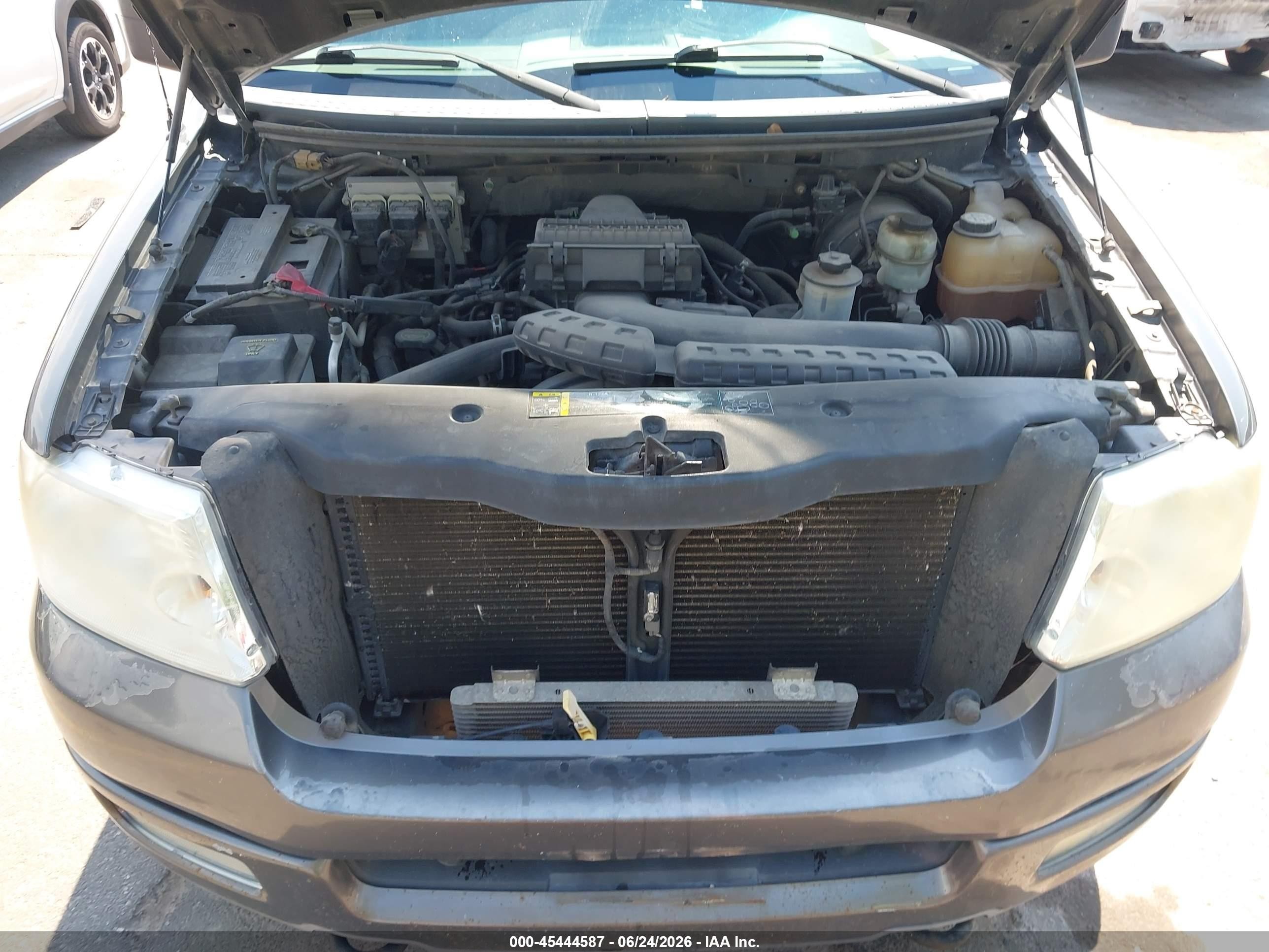 2004 Ford F-150   Gray vin: 1FTPX14554NA60158