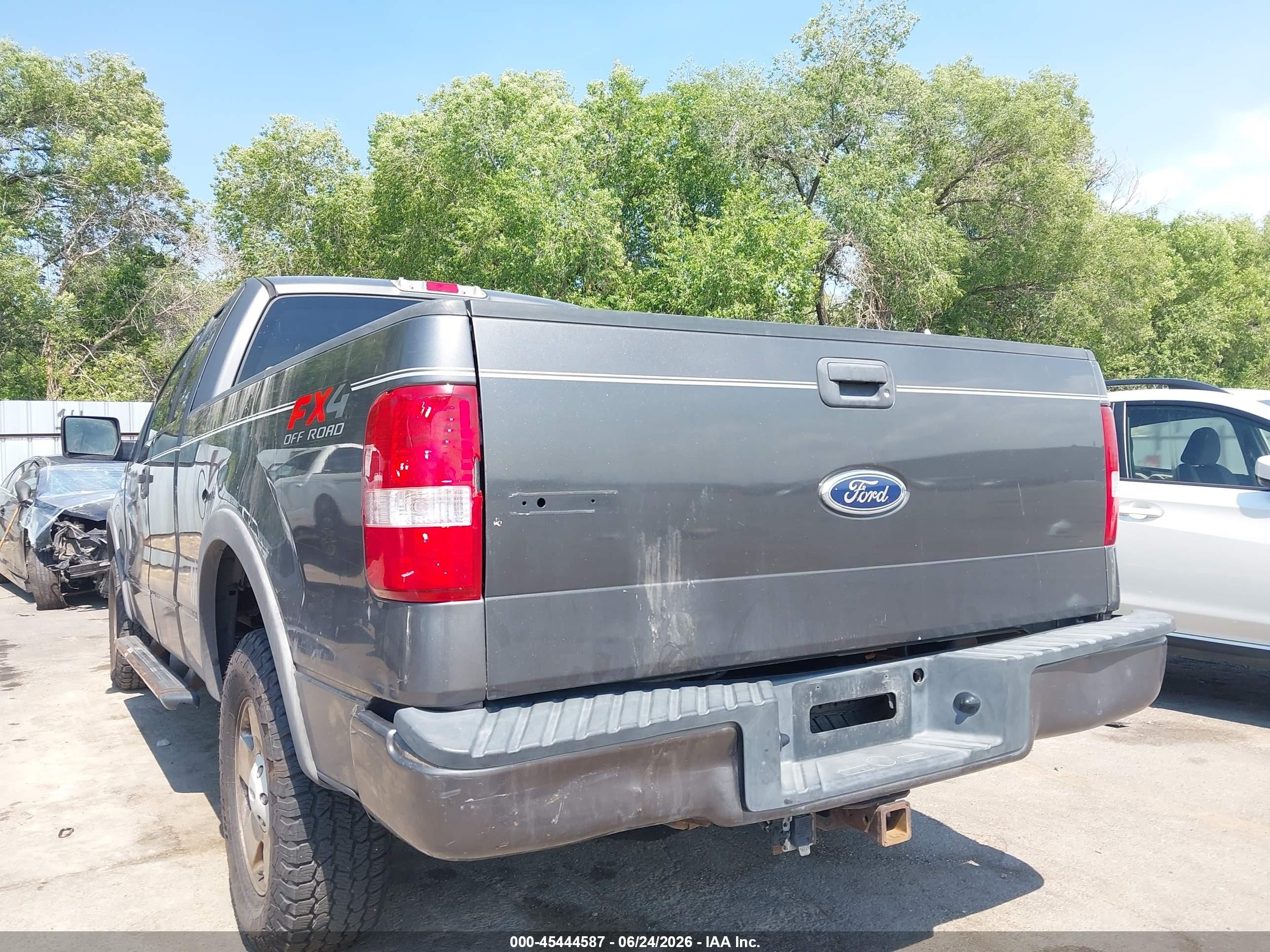 2004 Ford F-150   Gray vin: 1FTPX14554NA60158