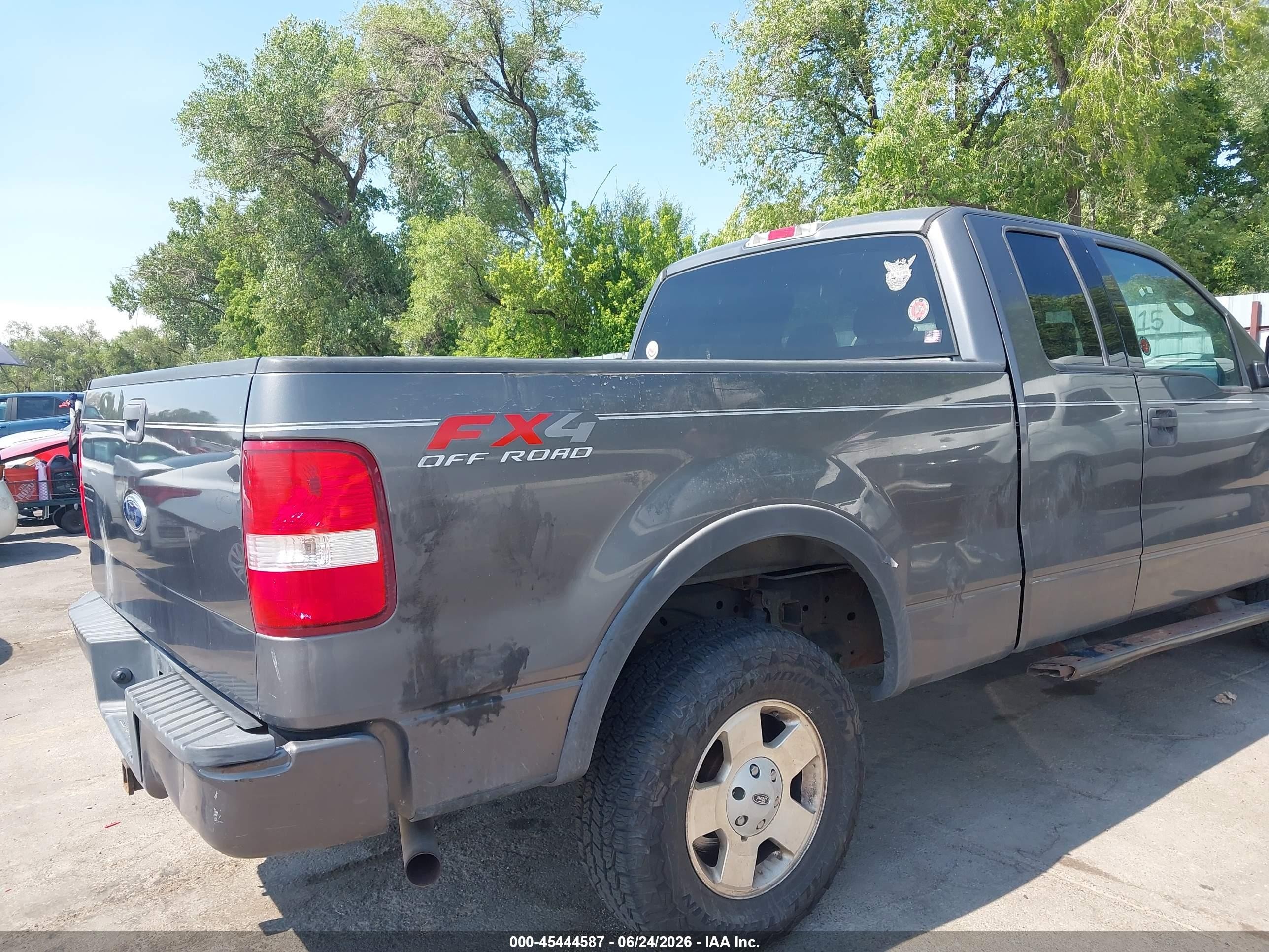 2004 Ford F-150   Gray vin: 1FTPX14554NA60158