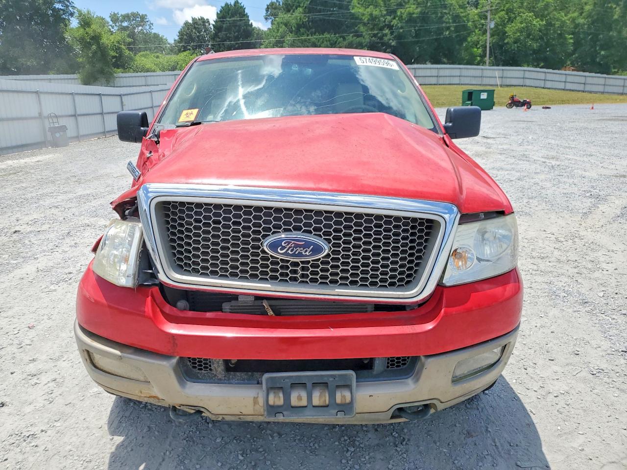 2004 Ford F150 Red vin: 1FTPX14554NC12536