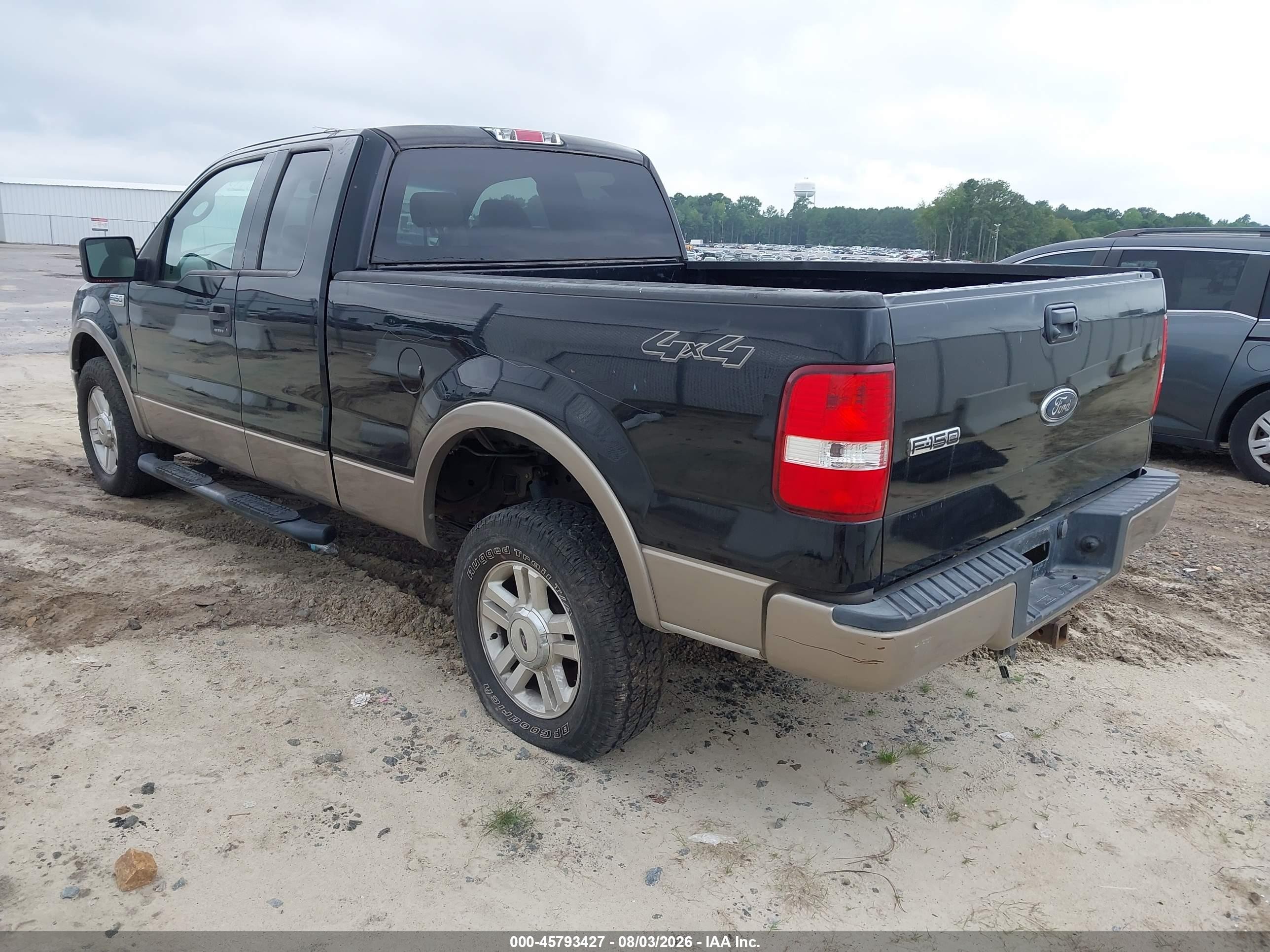 2004 Ford F-150 Fx4/lariat/xl/xlt Black vin: 1FTPX14554NC37937
