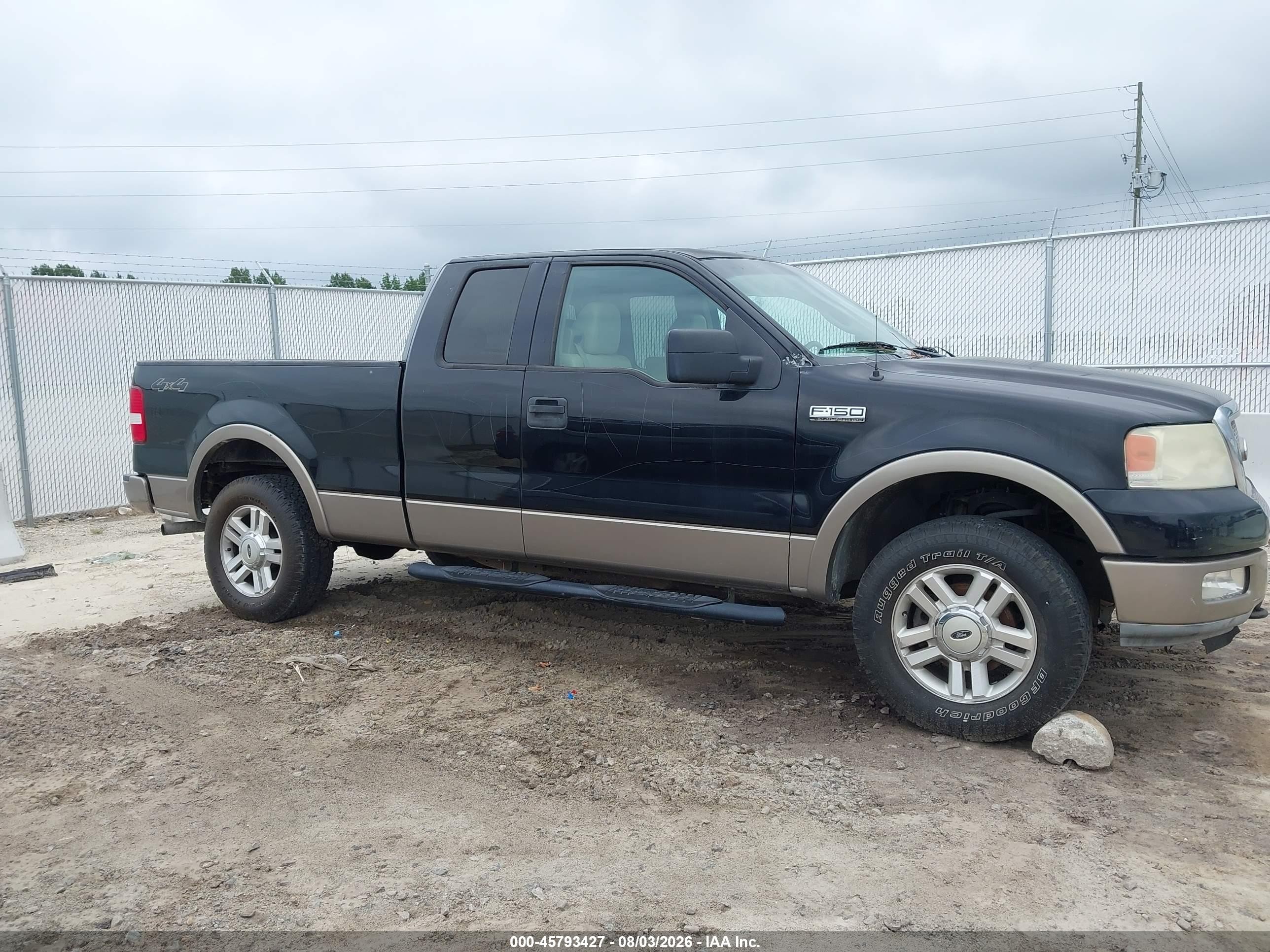 2004 Ford F-150 Fx4/lariat/xl/xlt Black vin: 1FTPX14554NC37937