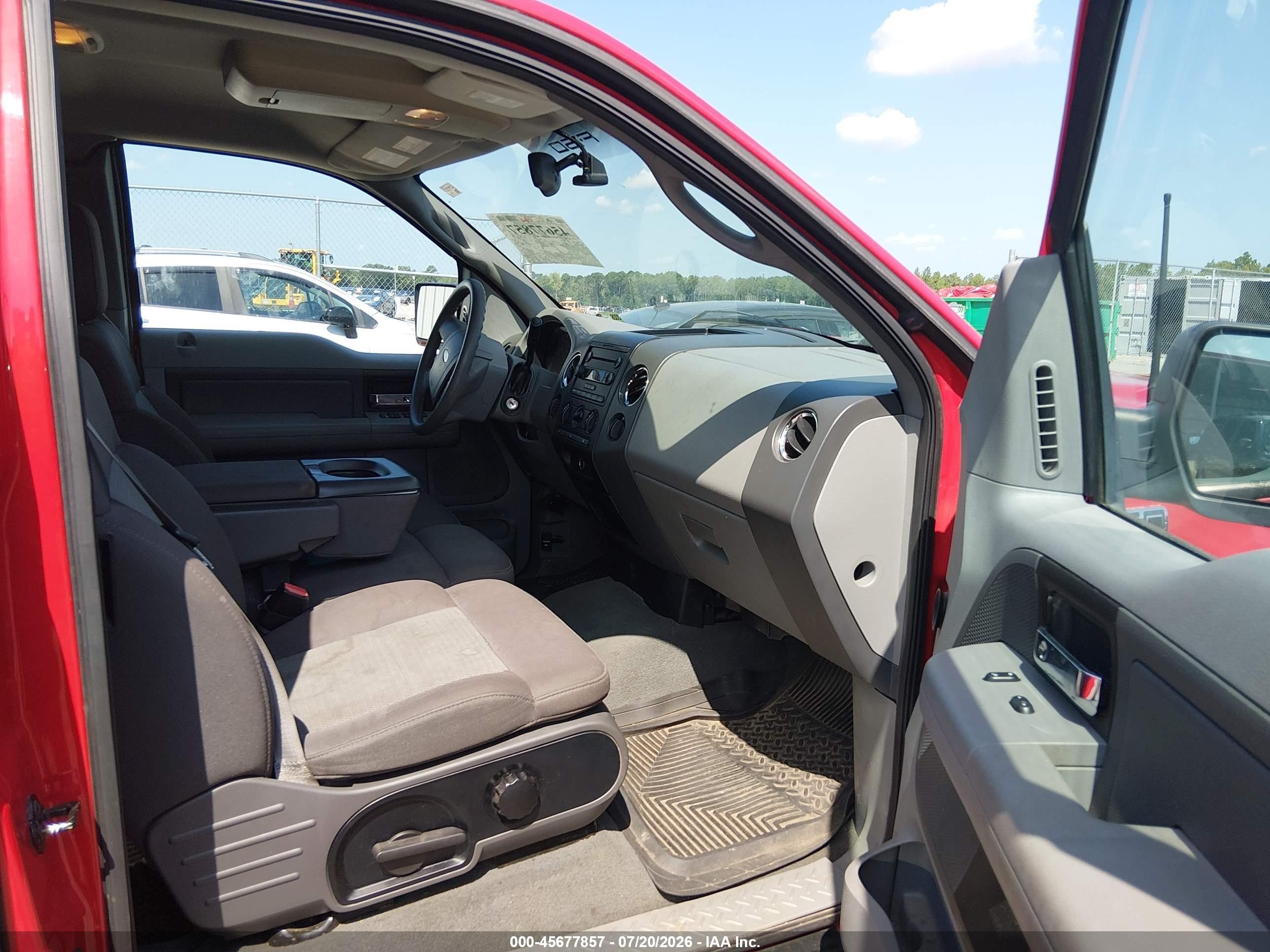 2005 Ford F-150 Fx4/lariat/xl/xlt Red vin: 1FTPX14555NA68276