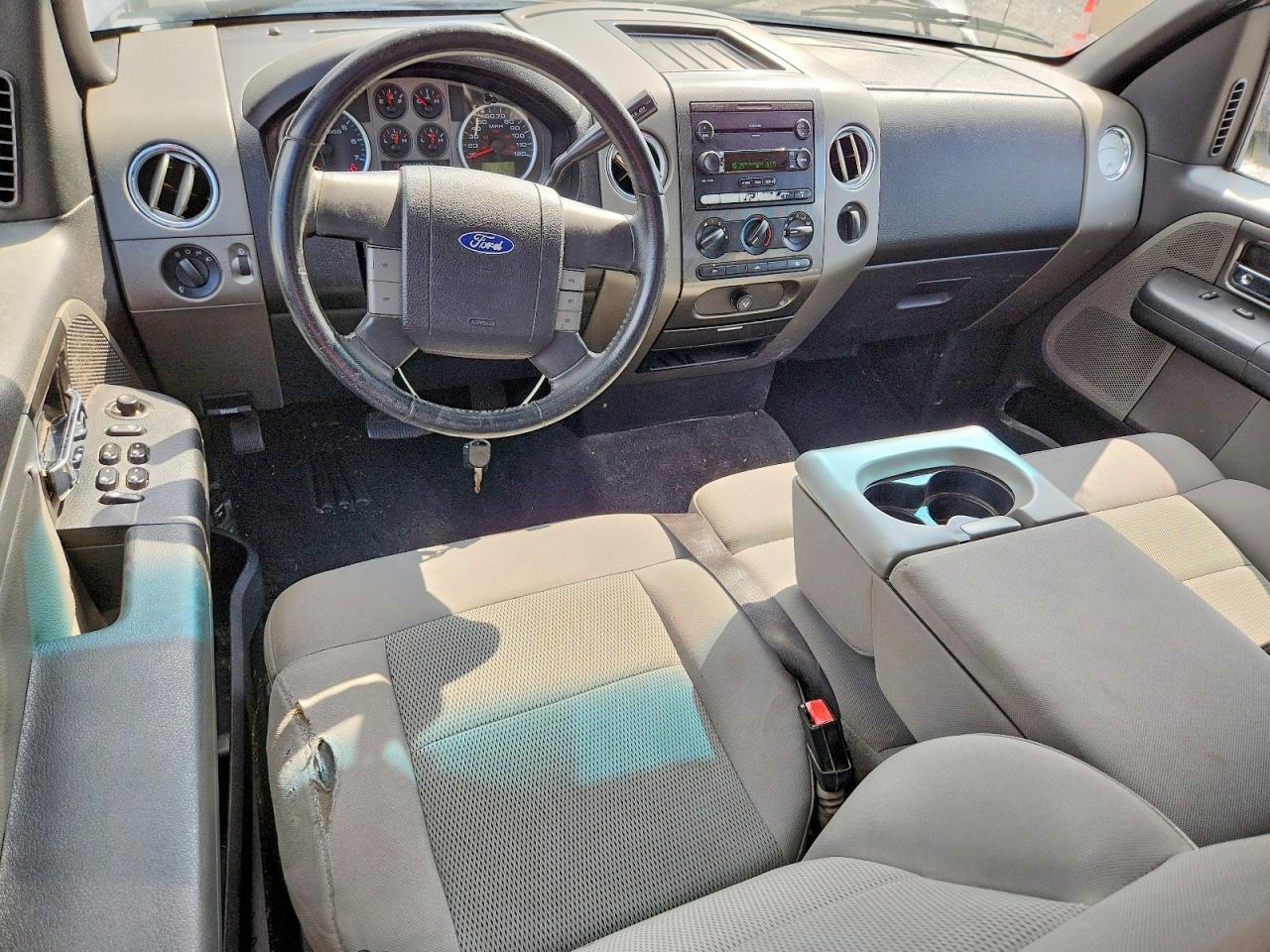 2005 Ford F150 Gray vin: 1FTPX14555NA70867