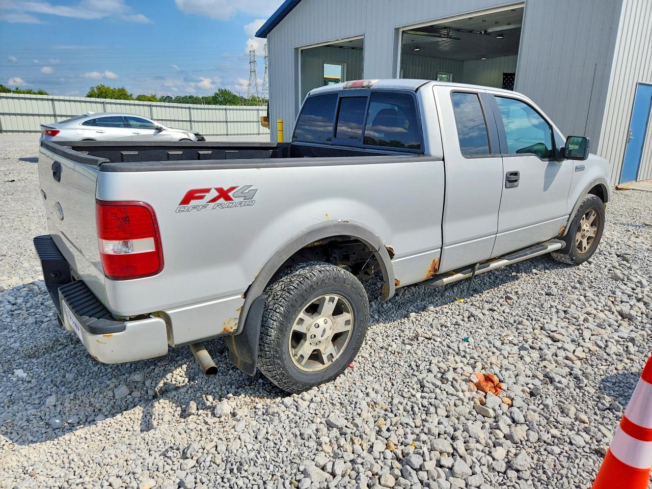 2005 Ford F150 Gray vin: 1FTPX14555NA70867