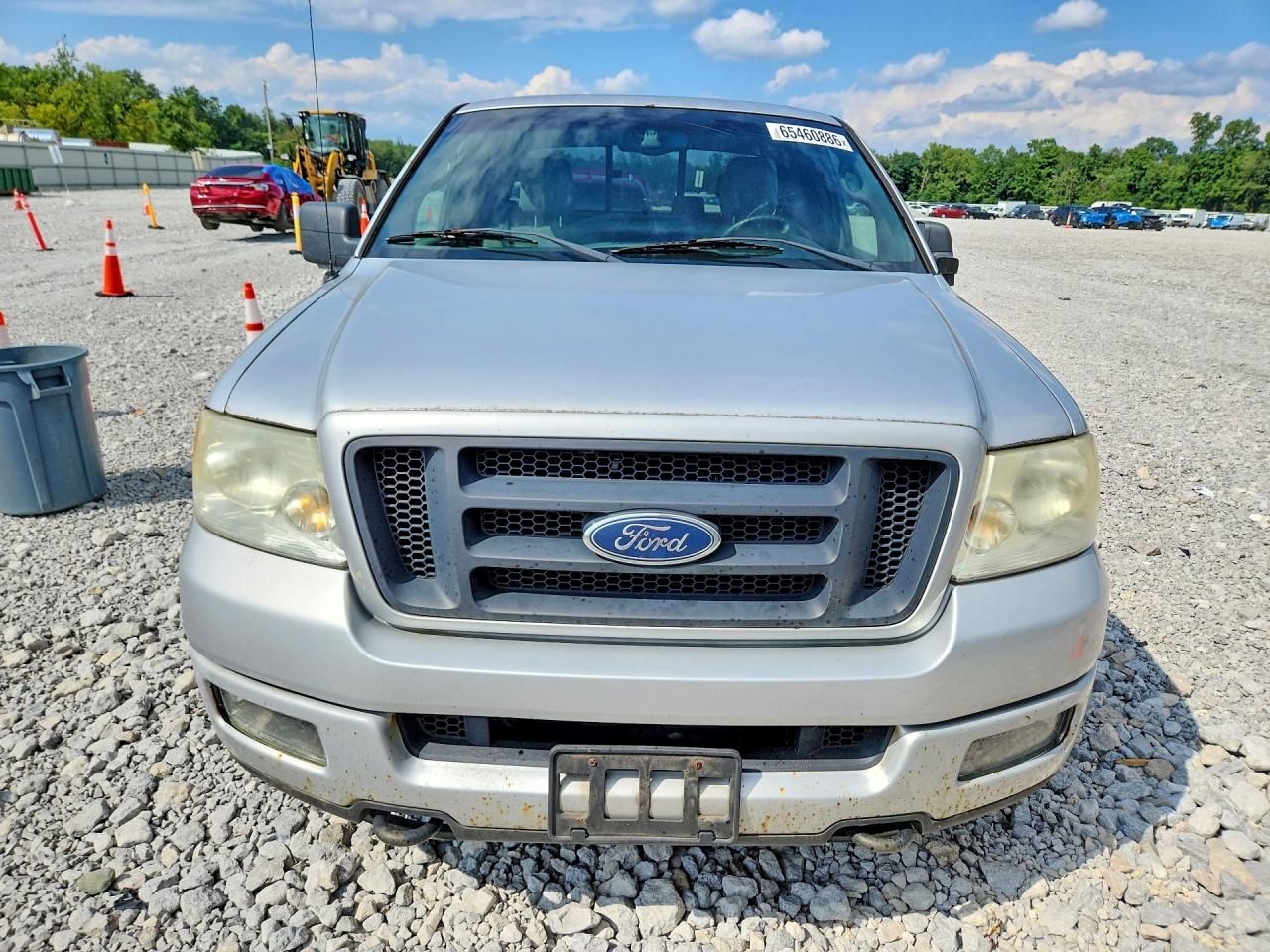 2005 Ford F150 Gray vin: 1FTPX14555NA70867