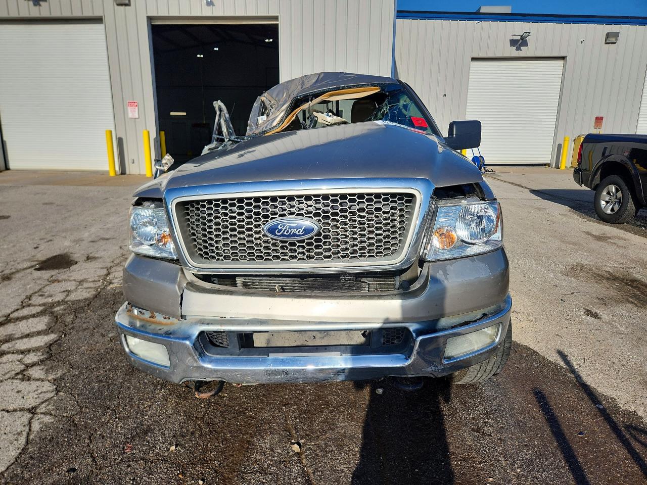 2005 Ford F150 Beige vin: 1FTPX14555NA75244