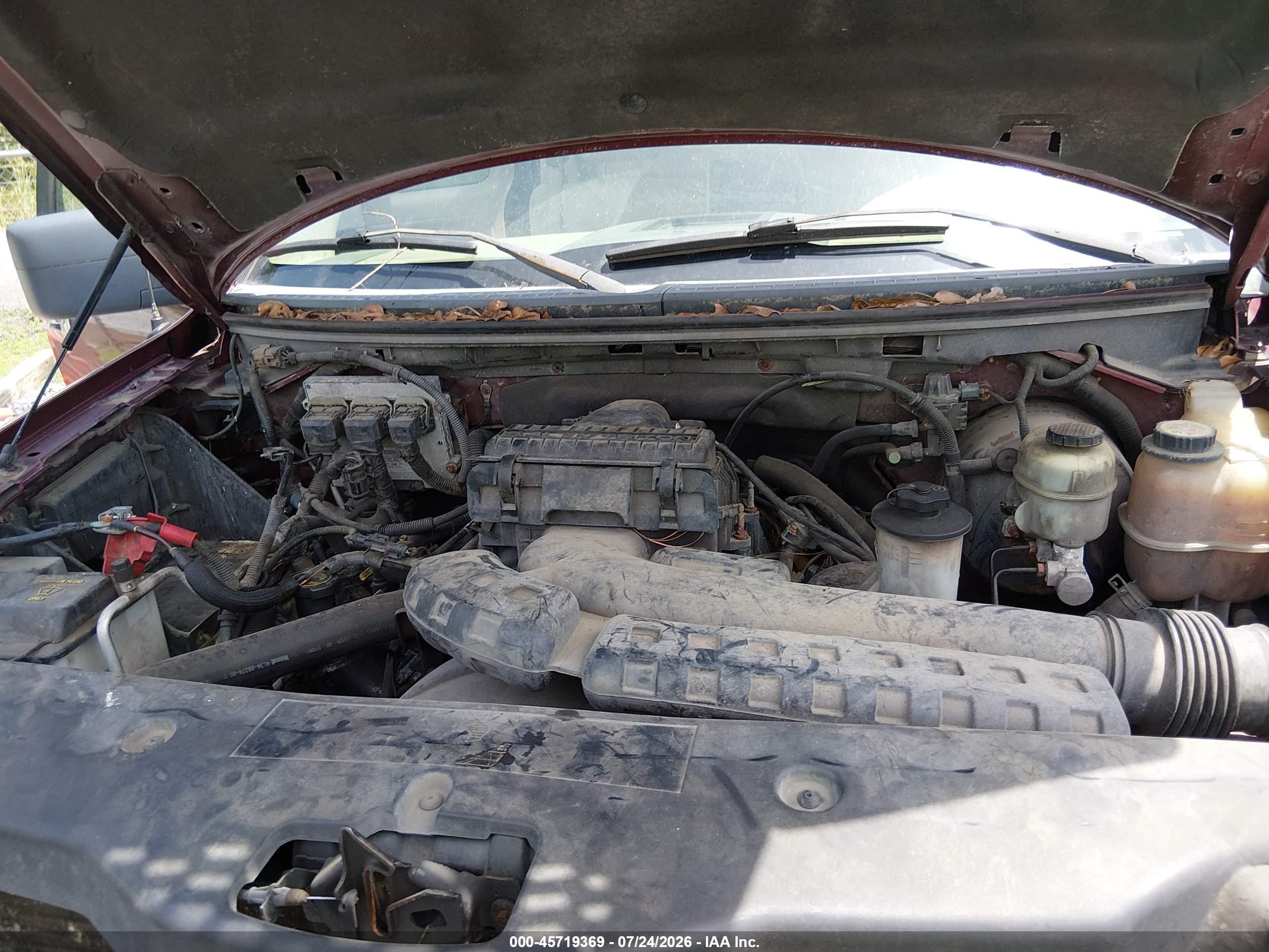 2005 Ford F-150 Fx4/lariat/xl/xlt Burgundy vin: 1FTPX14555NA94067