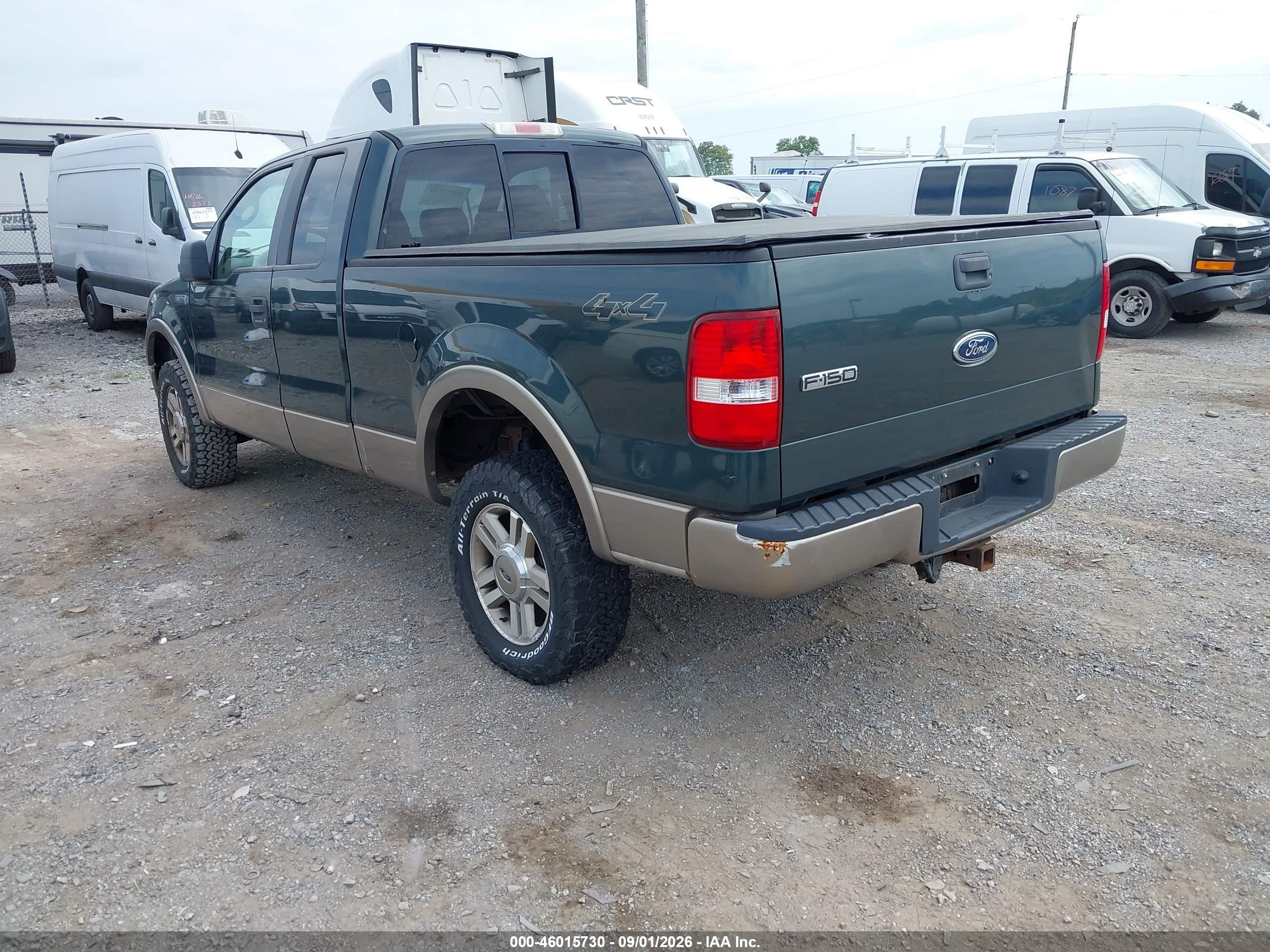 2005 Ford F-150 Fx4/lariat/xl/xlt Зеленый vin: 1FTPX14555NB93519