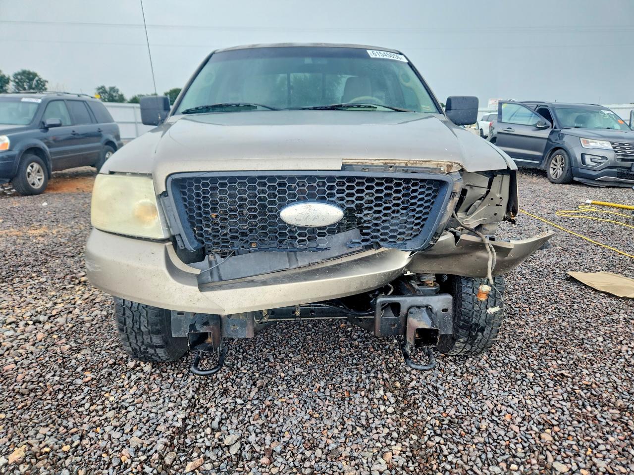 2006 Ford F150 Silver vin: 1FTPX14556FA60917