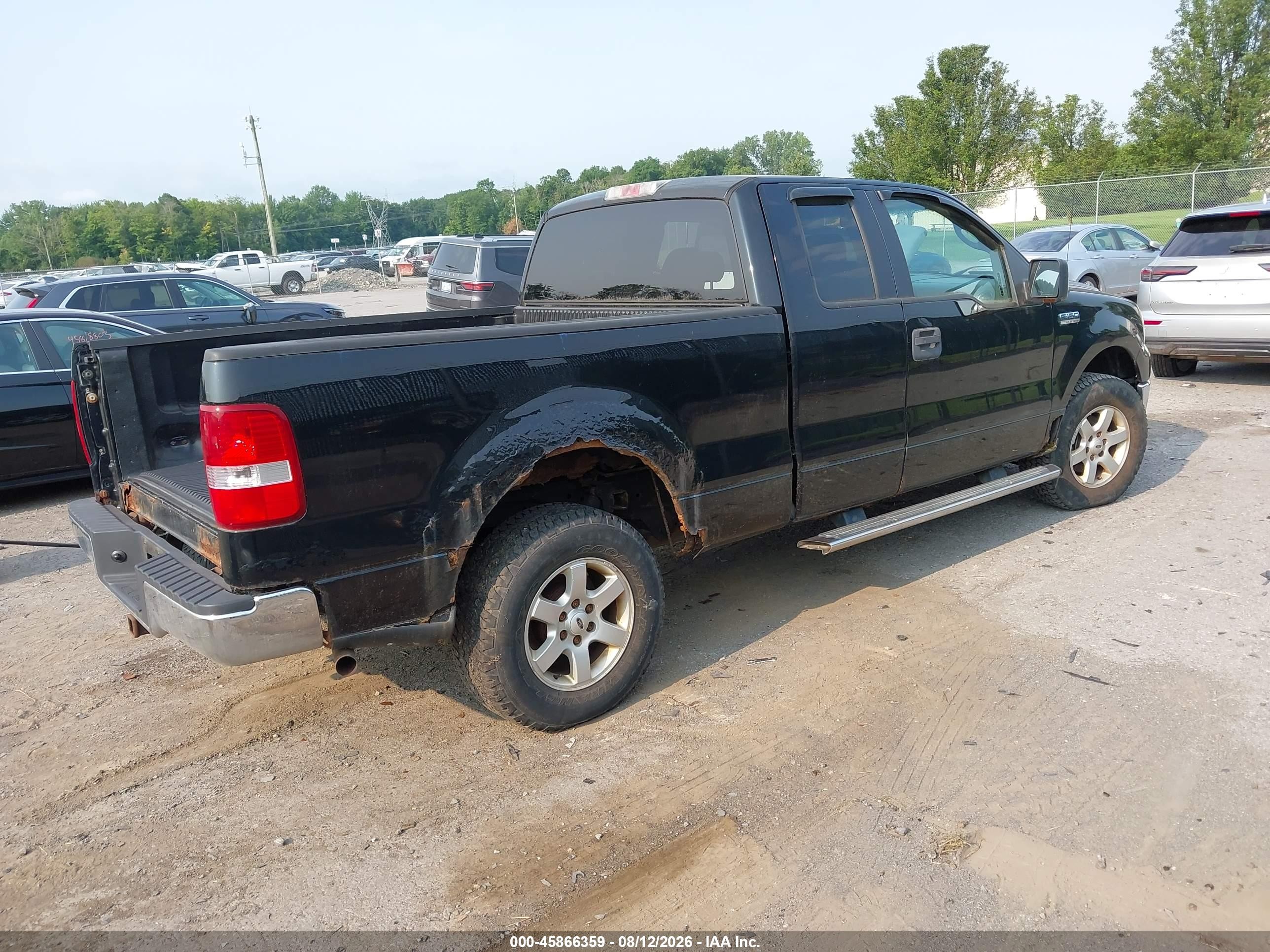 2006 Ford F-150 Fx4/lariat/xl/xlt Black vin: 1FTPX14556FB55249