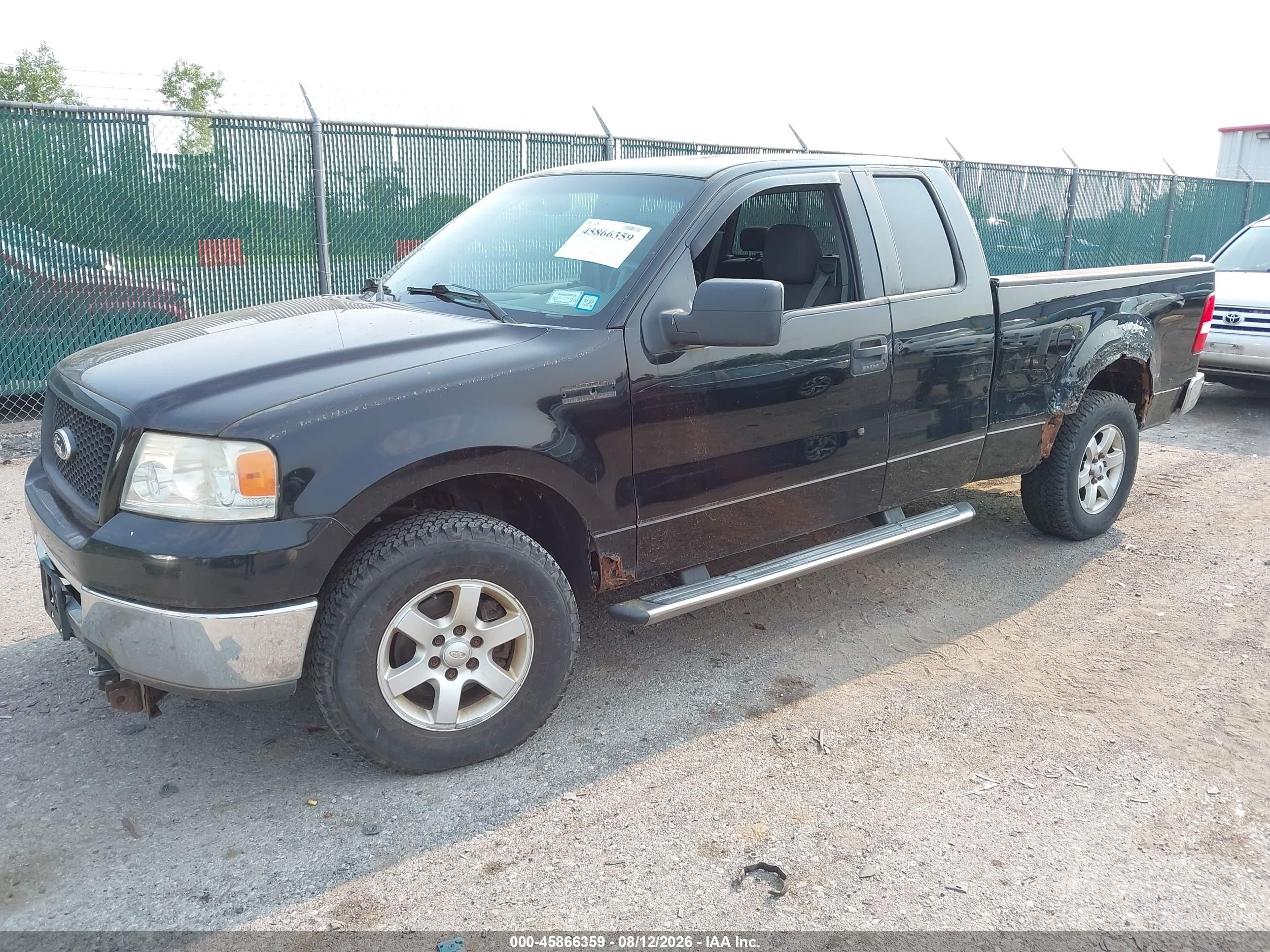 2006 Ford F-150 Fx4/lariat/xl/xlt Black vin: 1FTPX14556FB55249