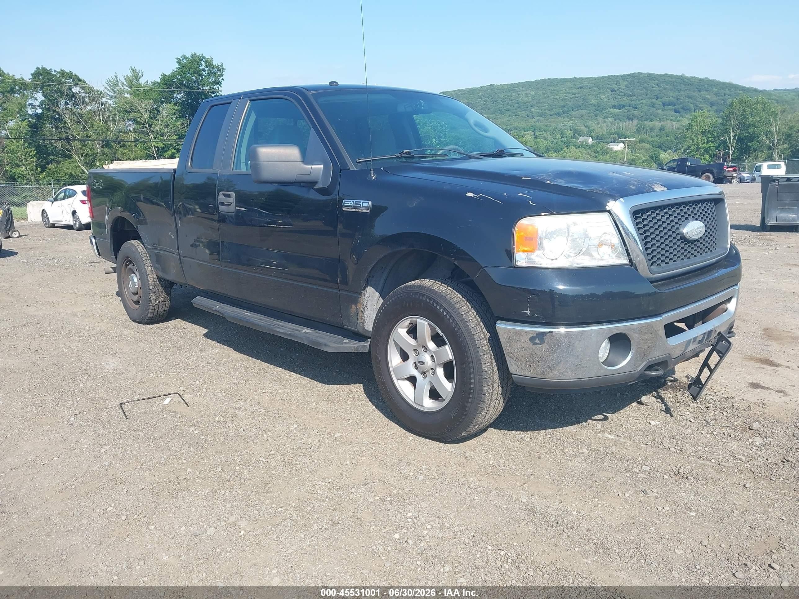 2007 Ford F-150 Fx4/lariat/xl/xlt Черный vin: 1FTPX14557NA22367
