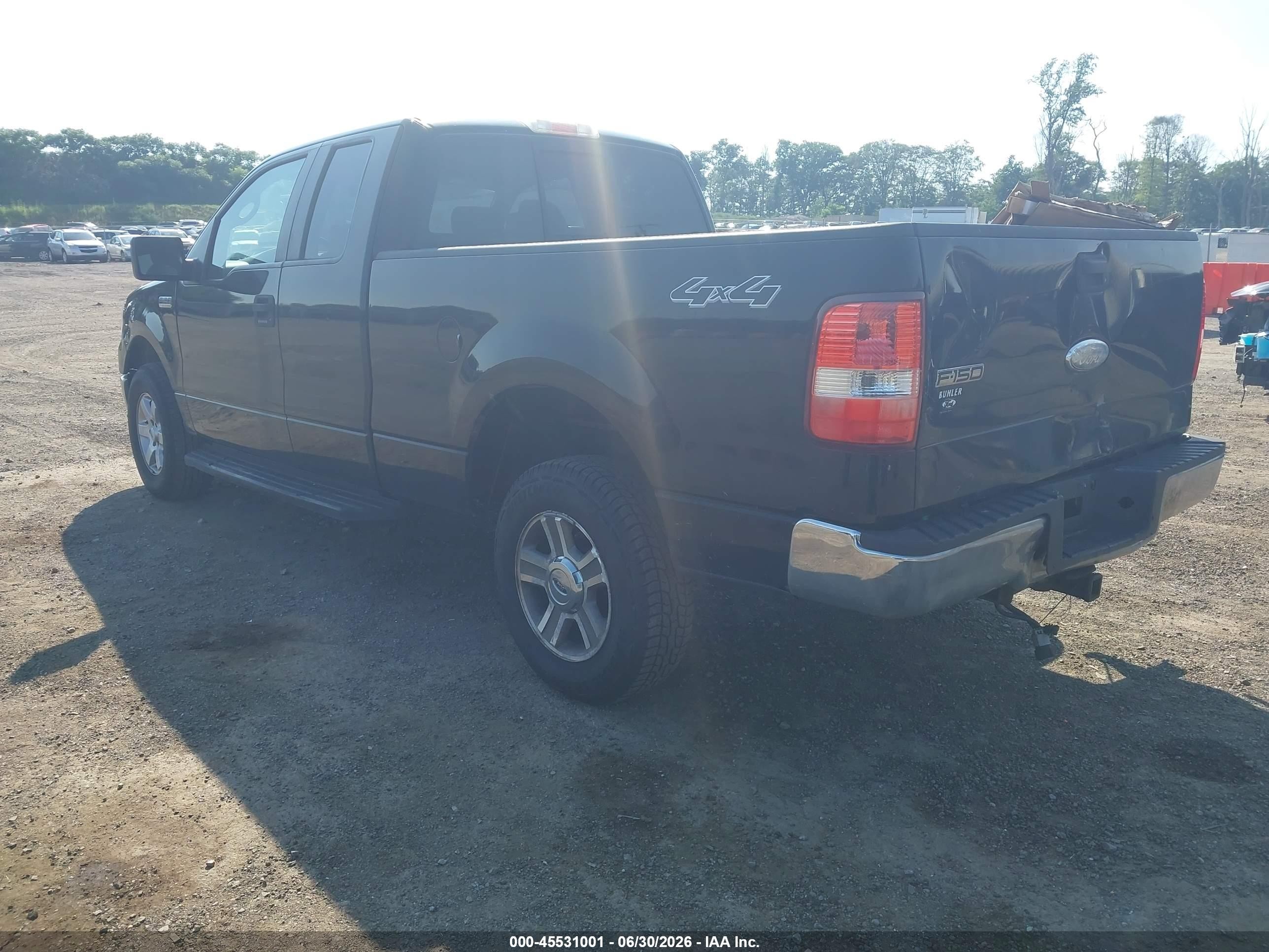 2007 Ford F-150 Fx4/lariat/xl/xlt Black vin: 1FTPX14557NA22367