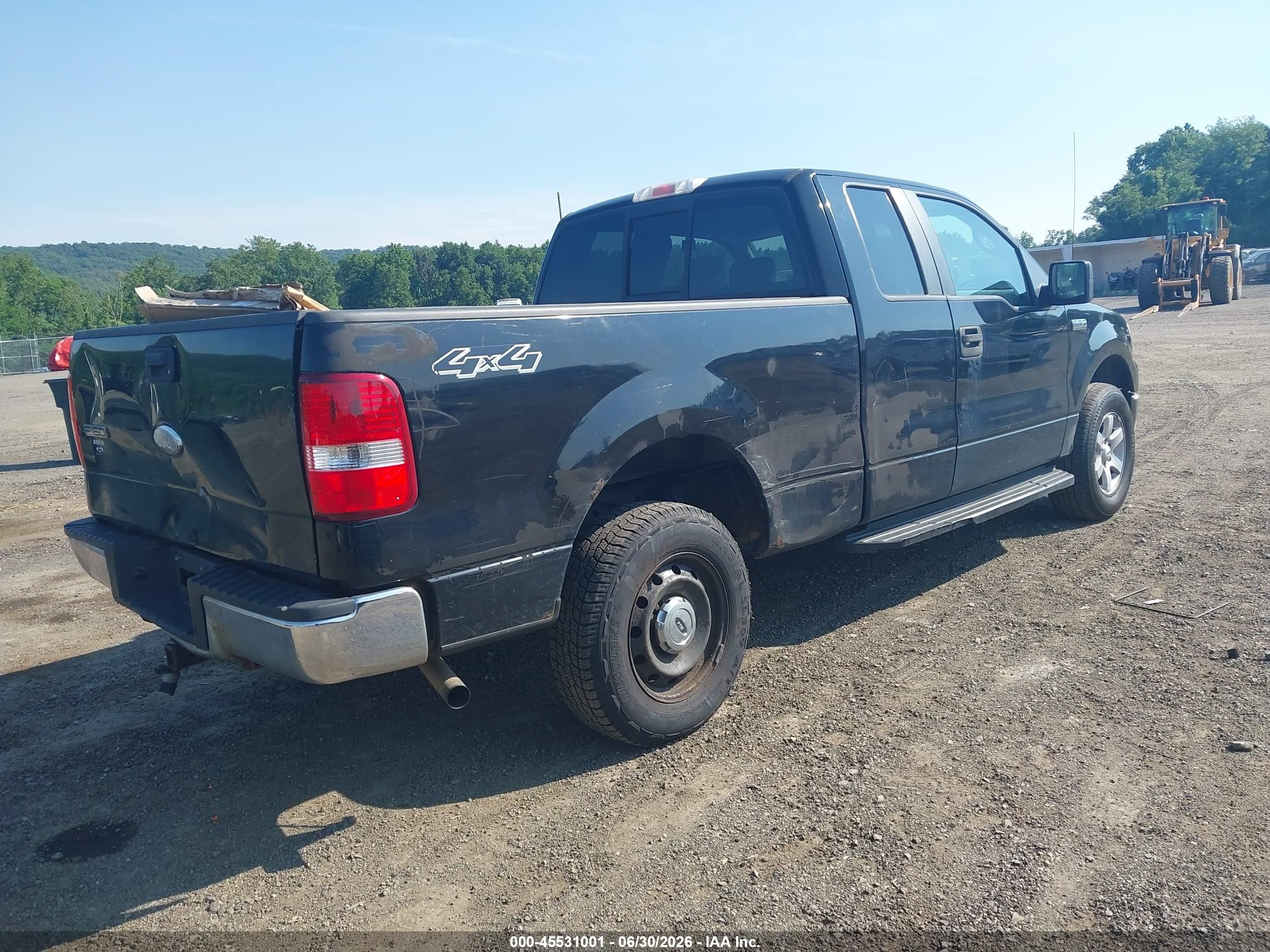 2007 Ford F-150 Fx4/lariat/xl/xlt Black vin: 1FTPX14557NA22367