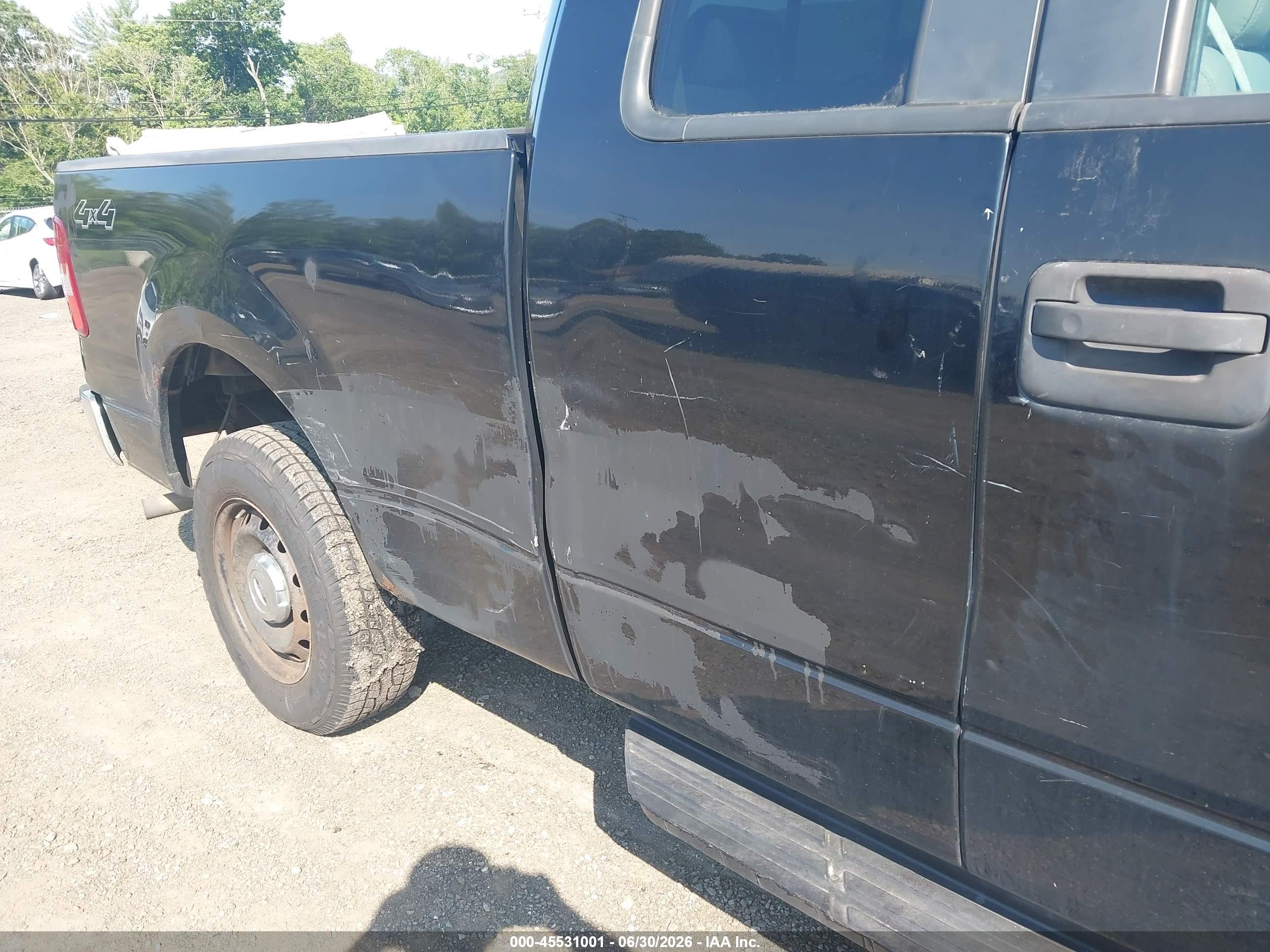 2007 Ford F-150 Fx4/lariat/xl/xlt Black vin: 1FTPX14557NA22367