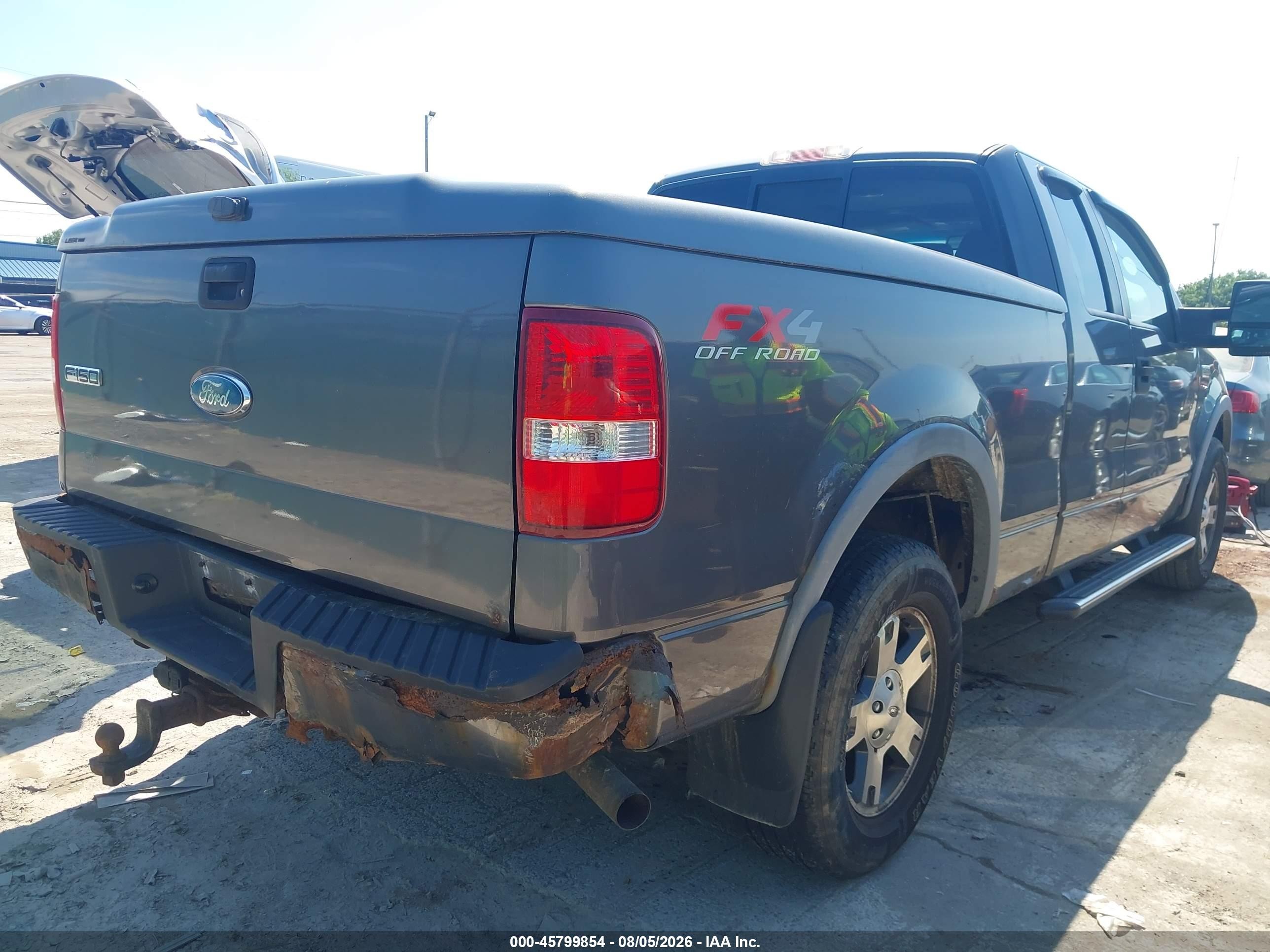 2008 Ford F150   Gray vin: 1FTPX14558FB39233