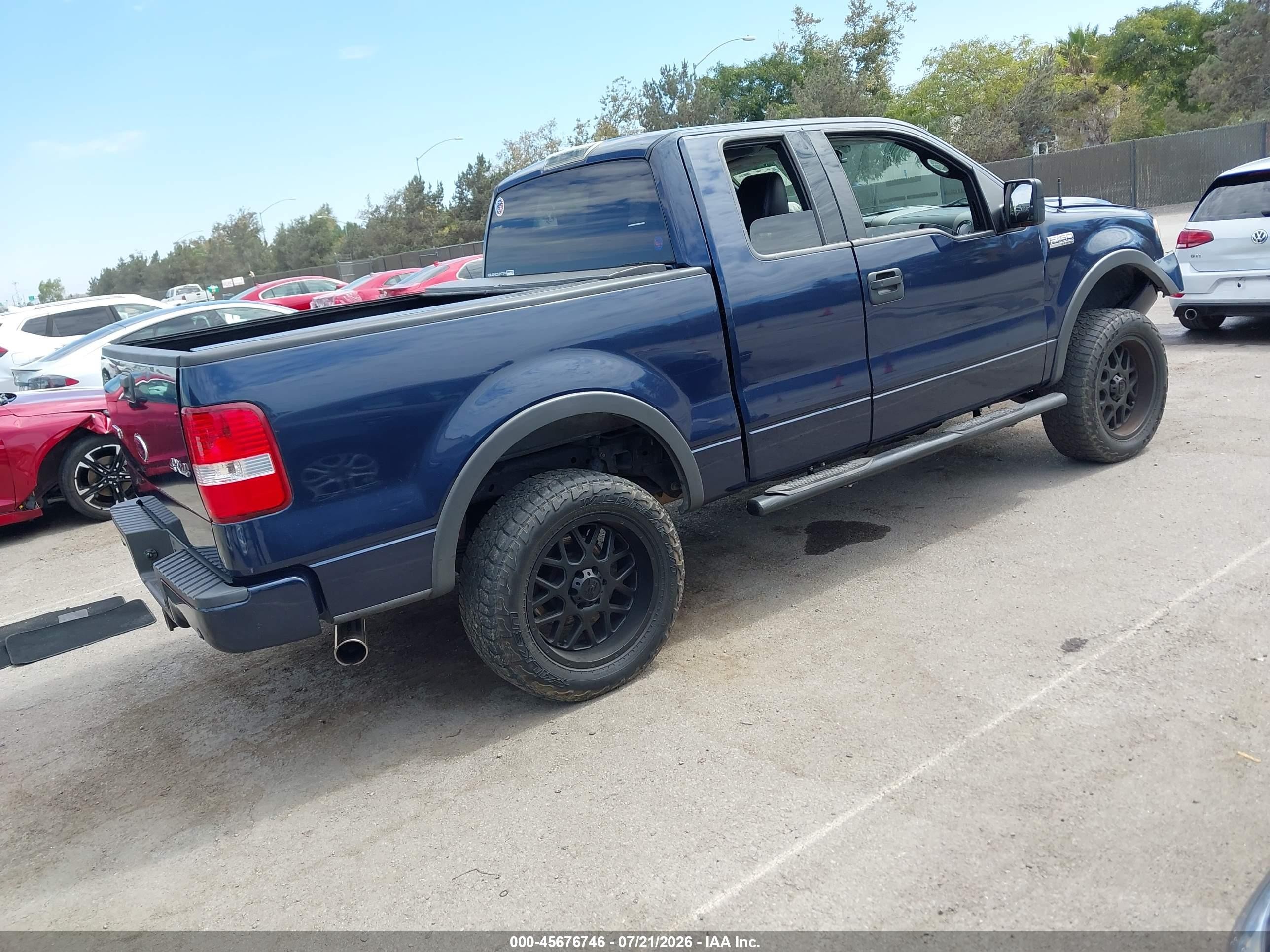 2004 Ford F-150 Fx4/lariat/xl/xlt Dark Blue vin: 1FTPX14564KC15575