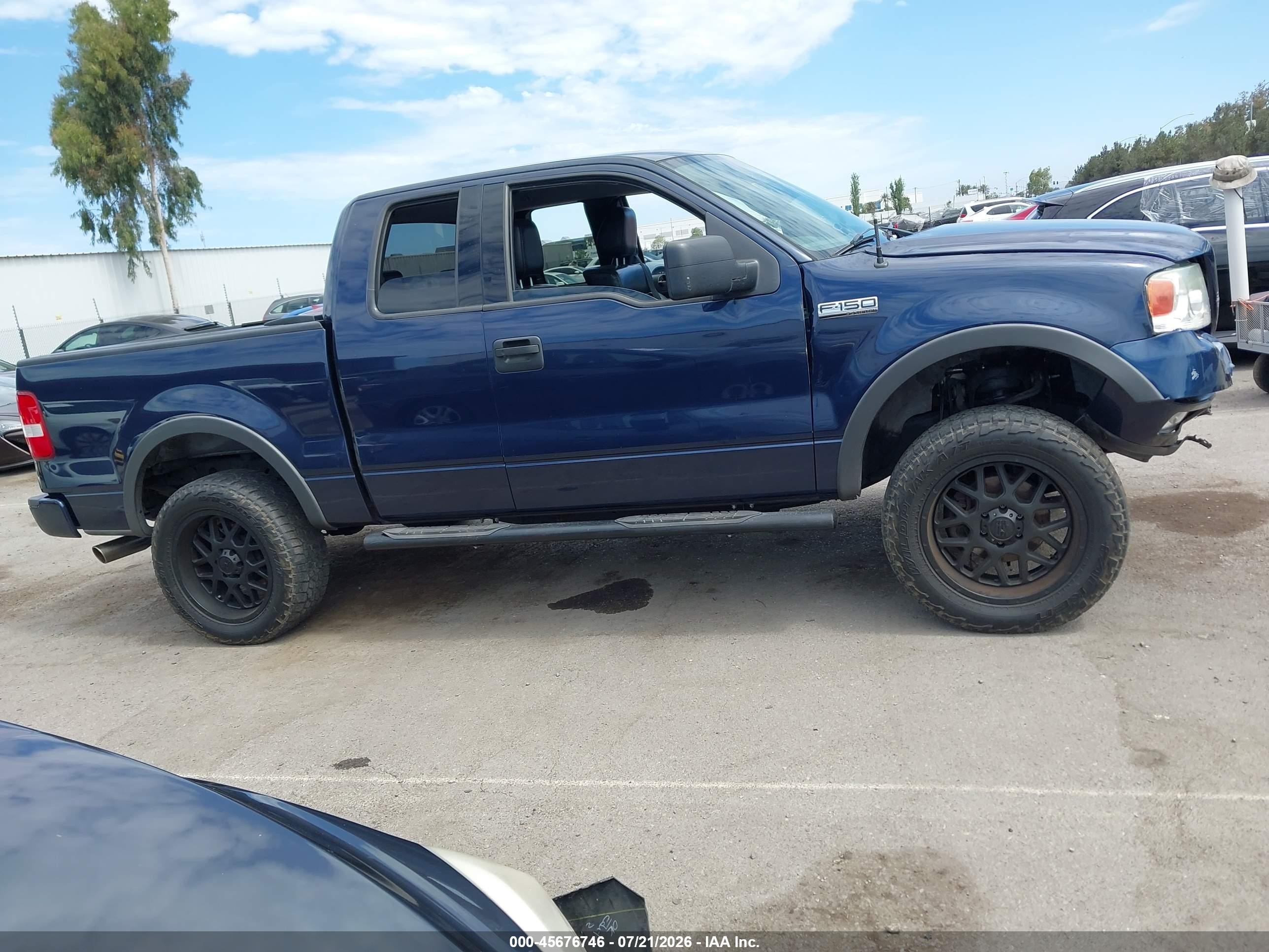 2004 Ford F-150 Fx4/lariat/xl/xlt Dark Blue vin: 1FTPX14564KC15575