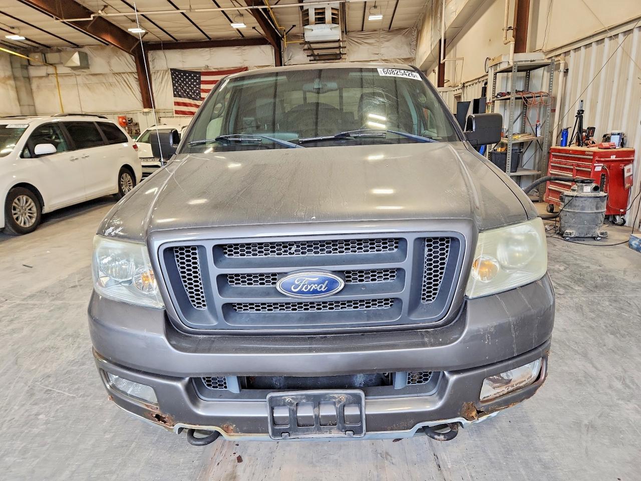 2004 Ford F150 Gray vin: 1FTPX14564NA44602