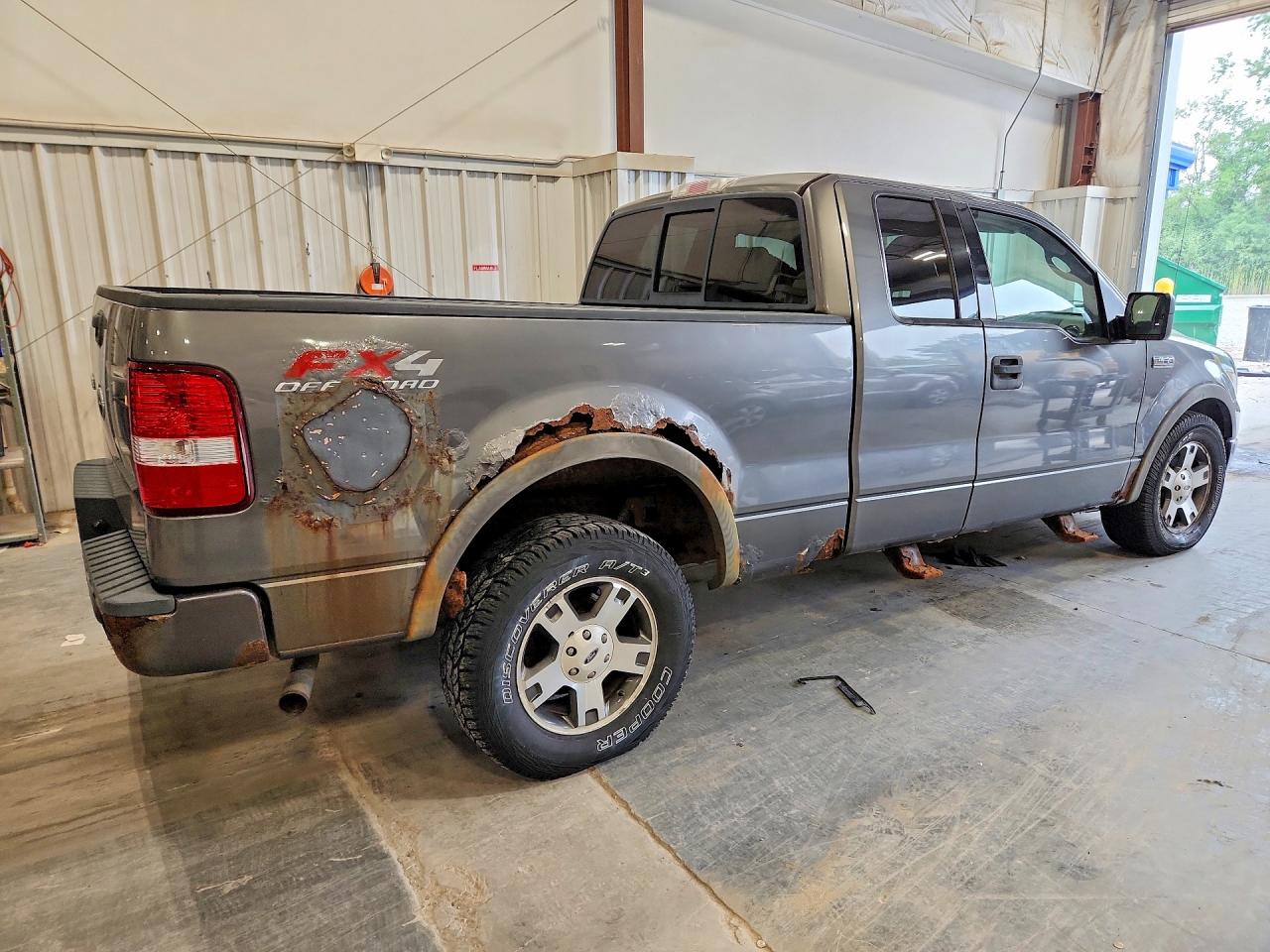 2004 Ford F150 Gray vin: 1FTPX14564NA44602