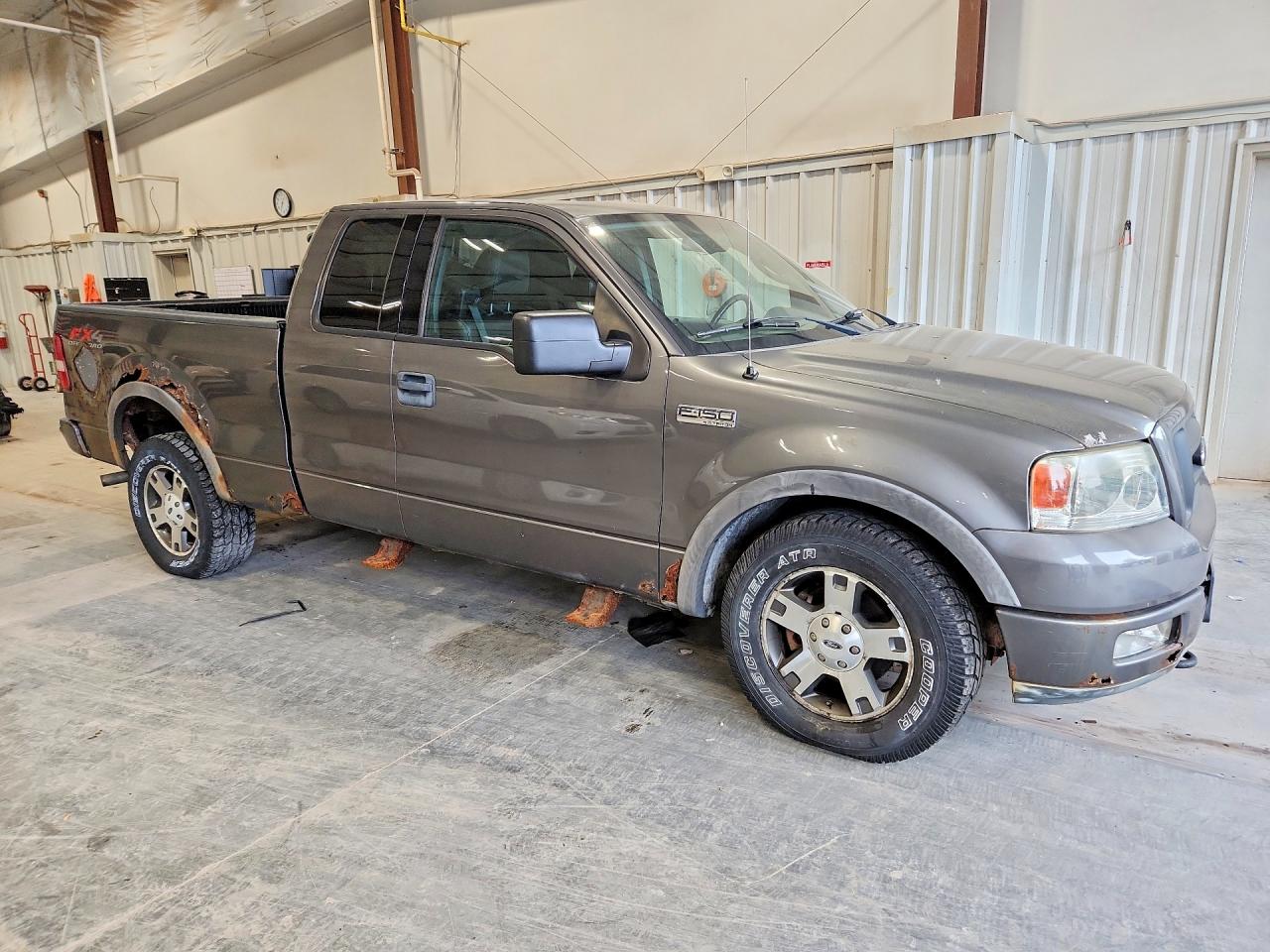 2004 Ford F150 Gray vin: 1FTPX14564NA44602