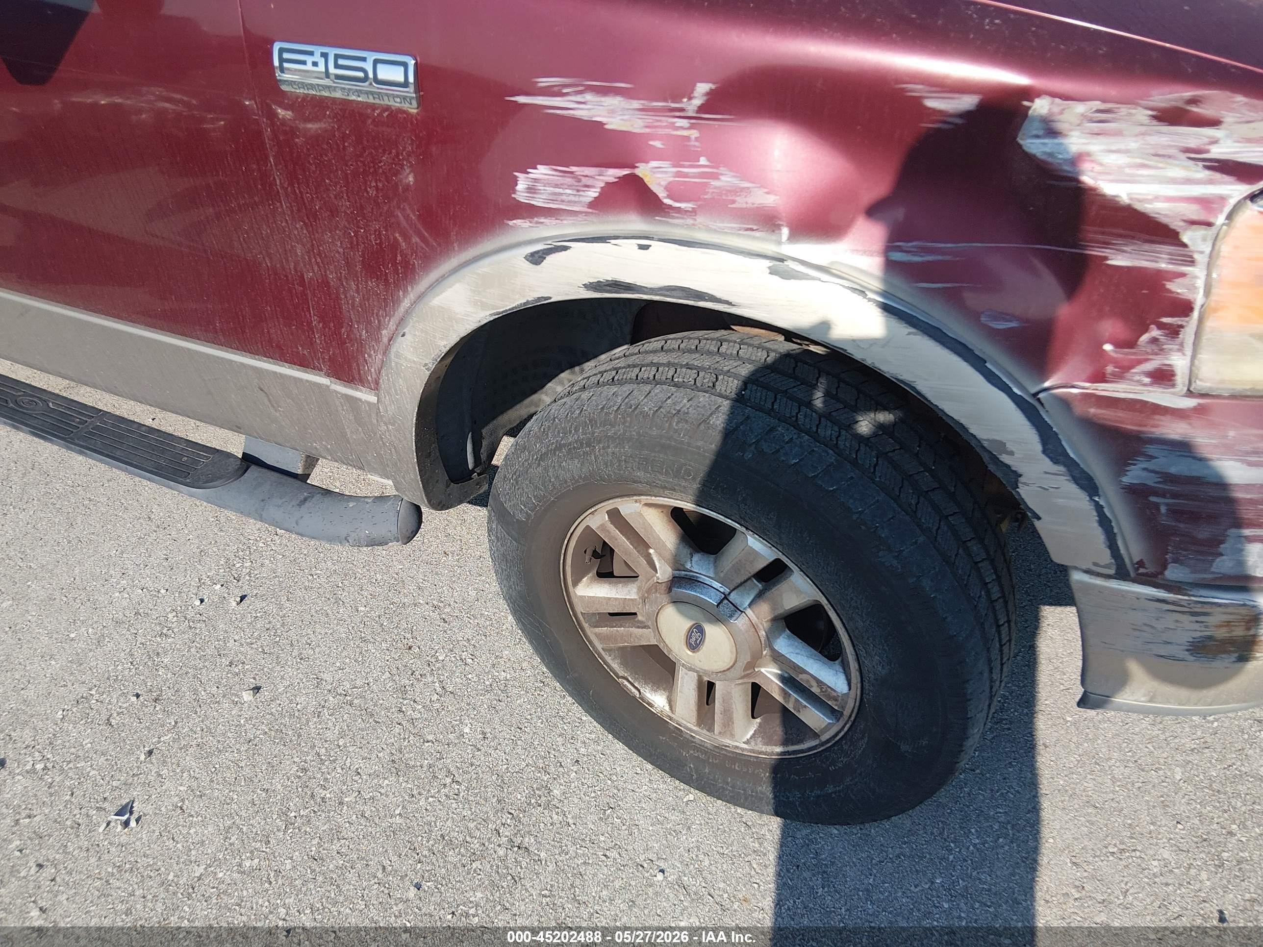 2004 Ford F-150 Fx4/lariat/xl/xlt Бордовый vin: 1FTPX14564NA58998