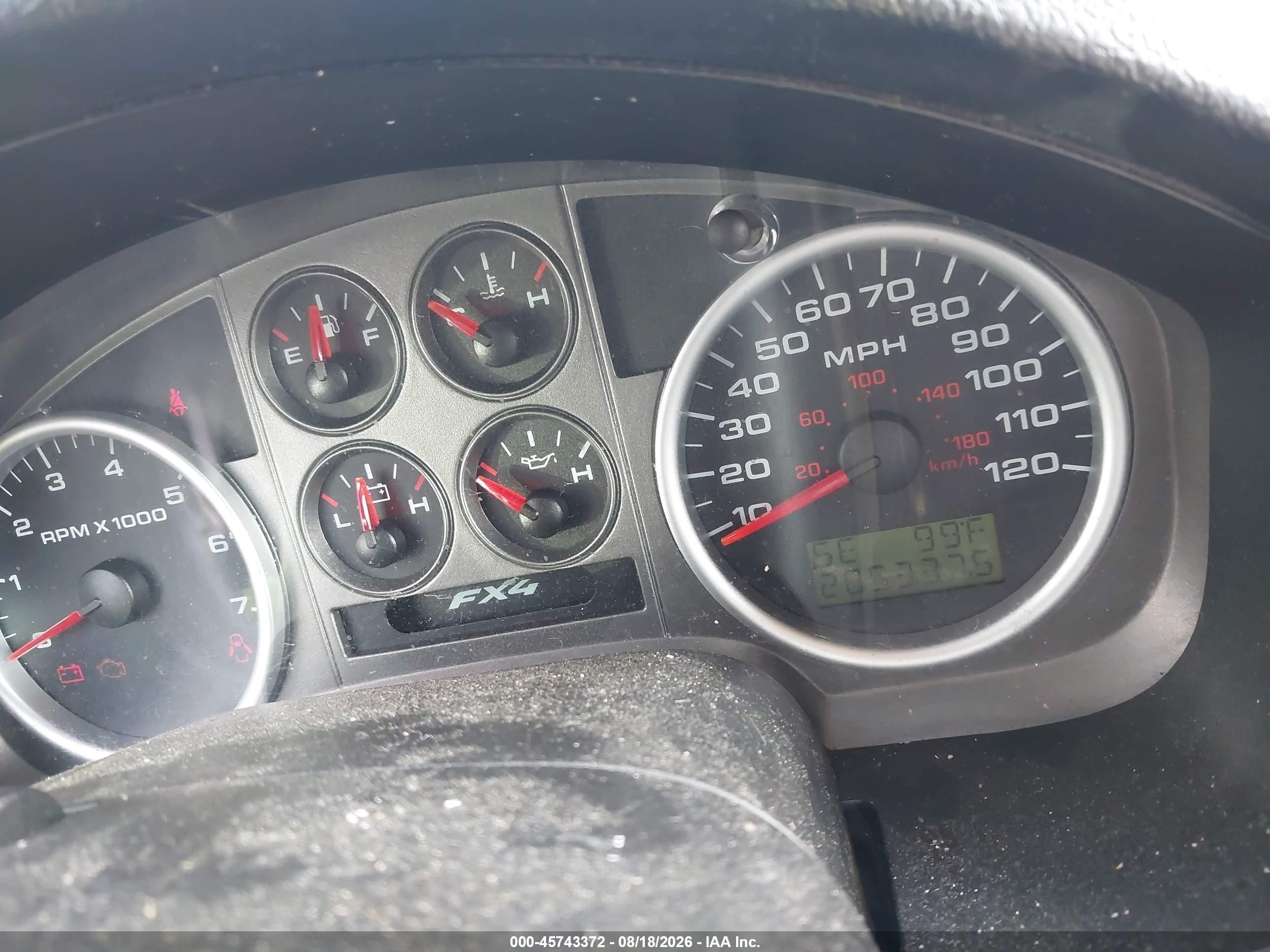 2005 Ford F-150 Fx4/lariat/xl/xlt White vin: 1FTPX14565FA05052