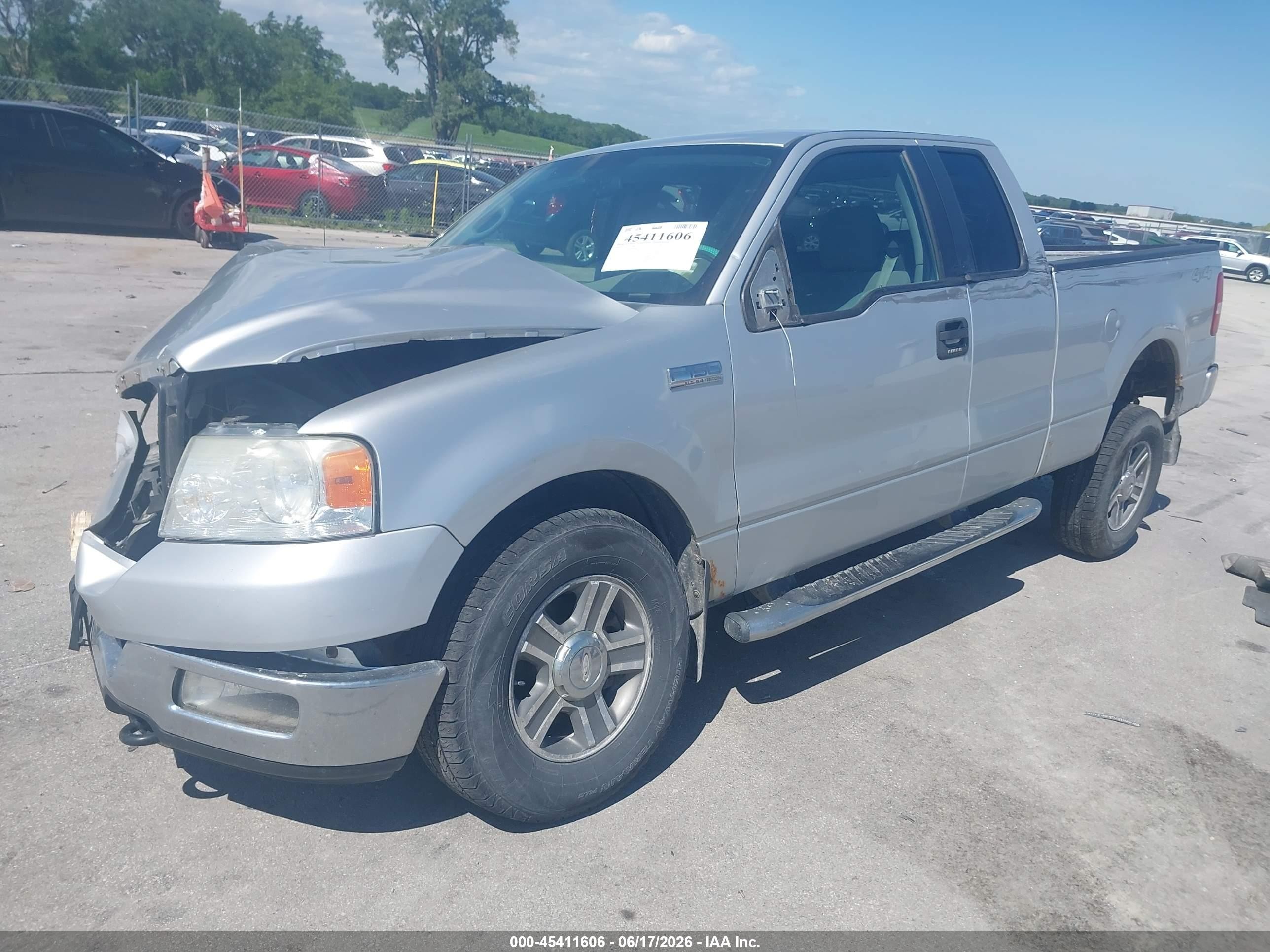 2005 Ford F-150 Fx4/lariat/xl/xlt Silver vin: 1FTPX14565FB59308
