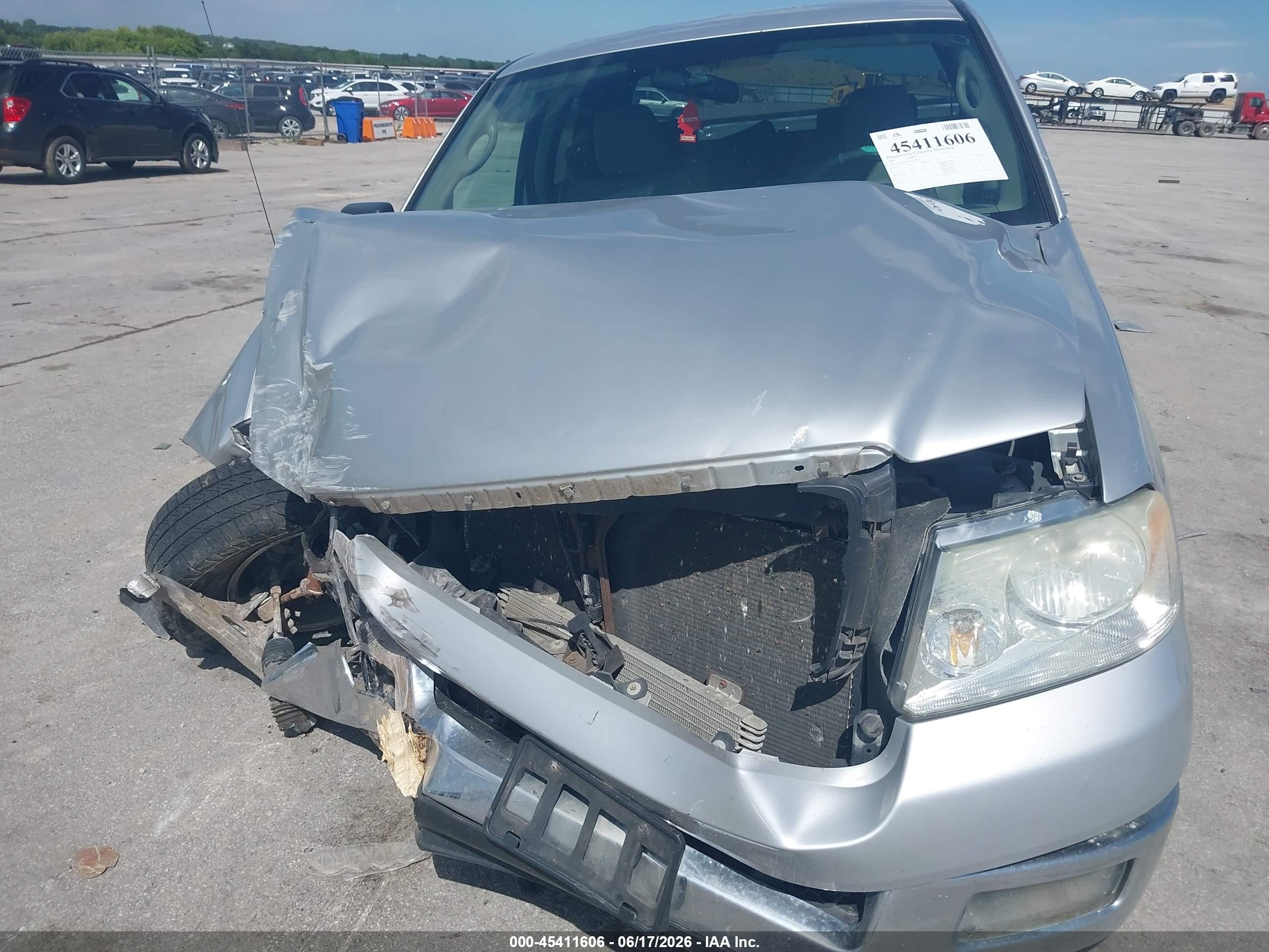 2005 Ford F-150 Fx4/lariat/xl/xlt Silver vin: 1FTPX14565FB59308