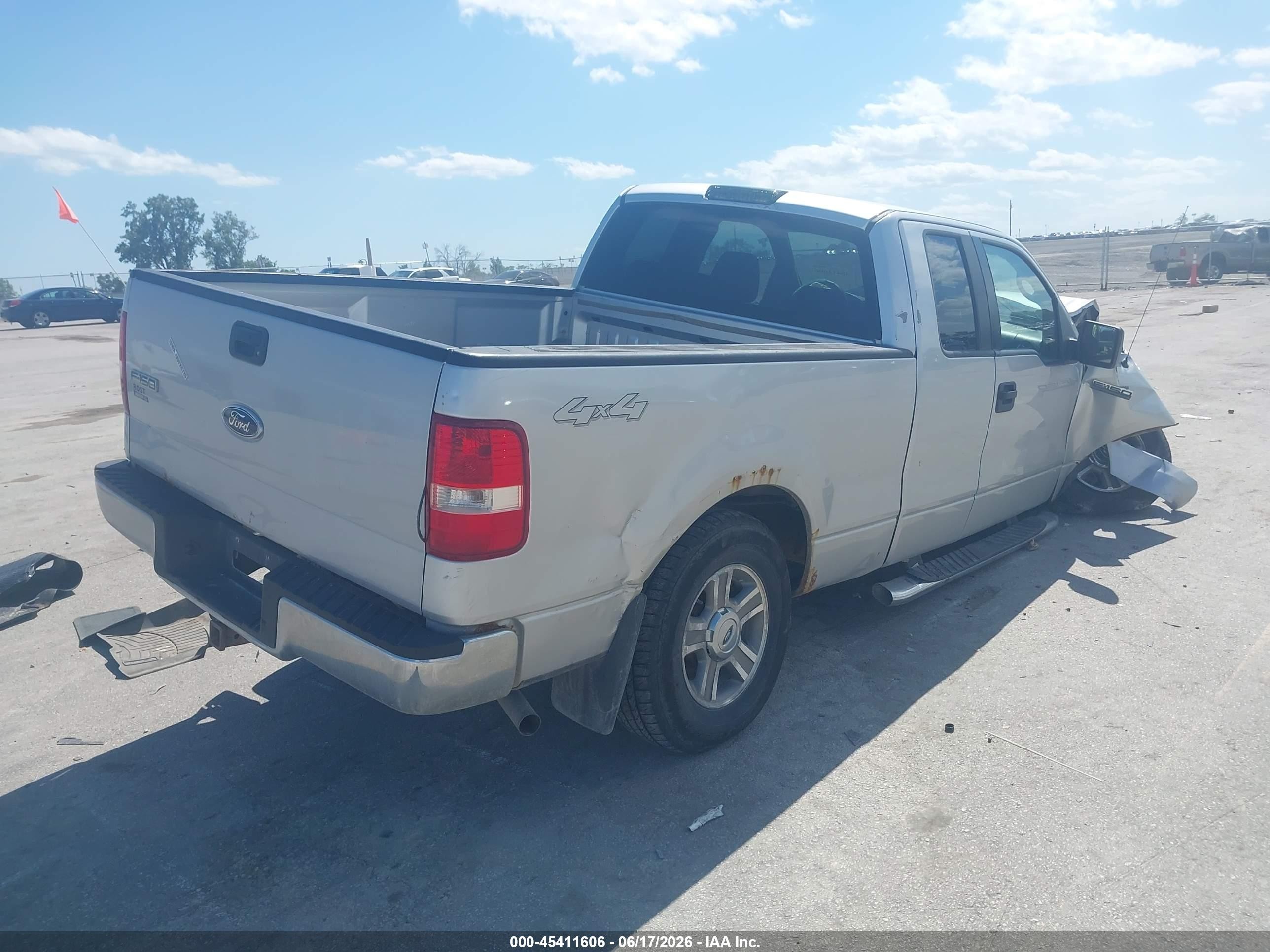 2005 Ford F-150 Fx4/lariat/xl/xlt Silver vin: 1FTPX14565FB59308