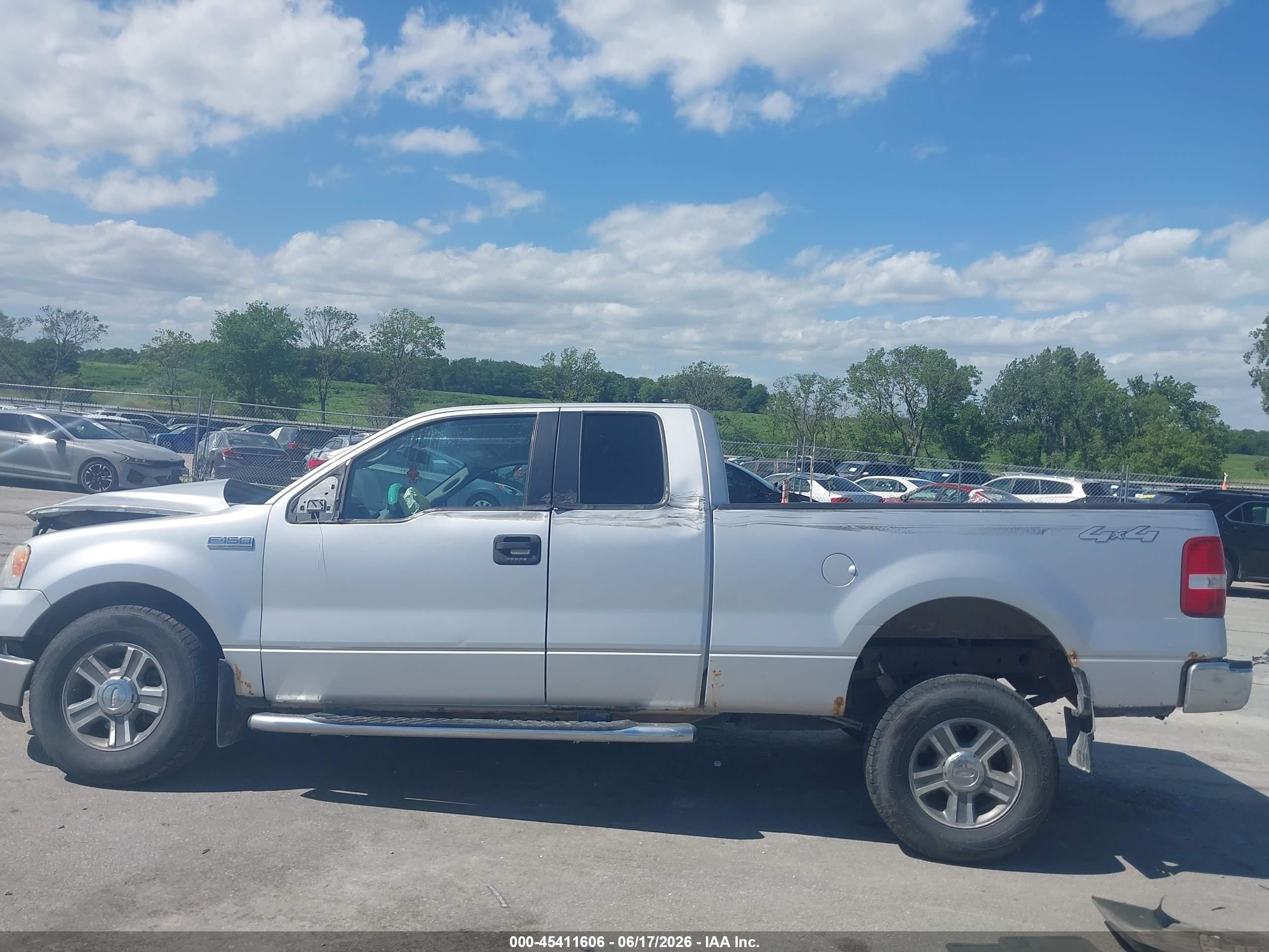 2005 Ford F-150 Fx4/lariat/xl/xlt Silver vin: 1FTPX14565FB59308