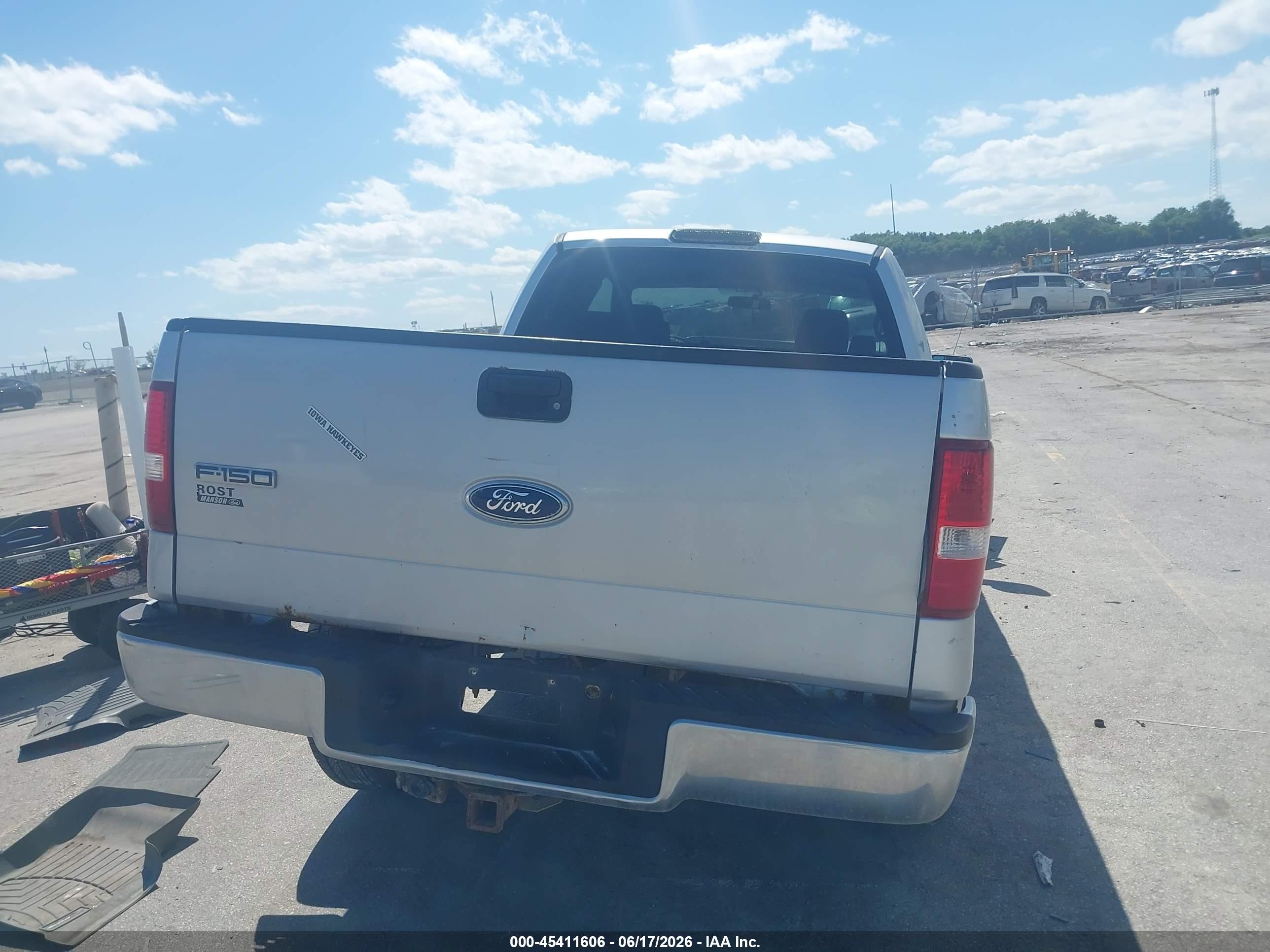 2005 Ford F-150 Fx4/lariat/xl/xlt Silver vin: 1FTPX14565FB59308
