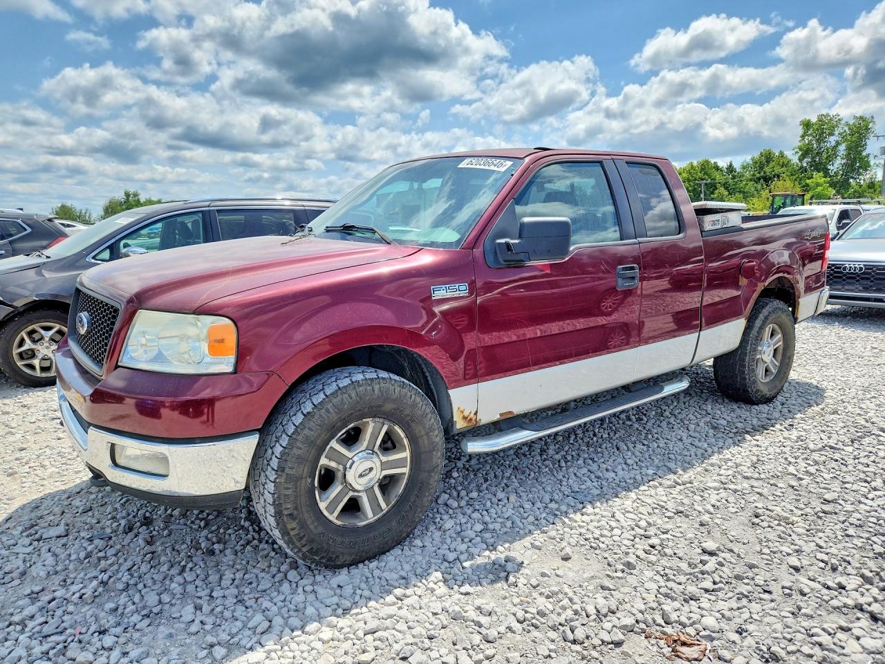 2005 Ford F150 Red vin: 1FTPX14565NA69212