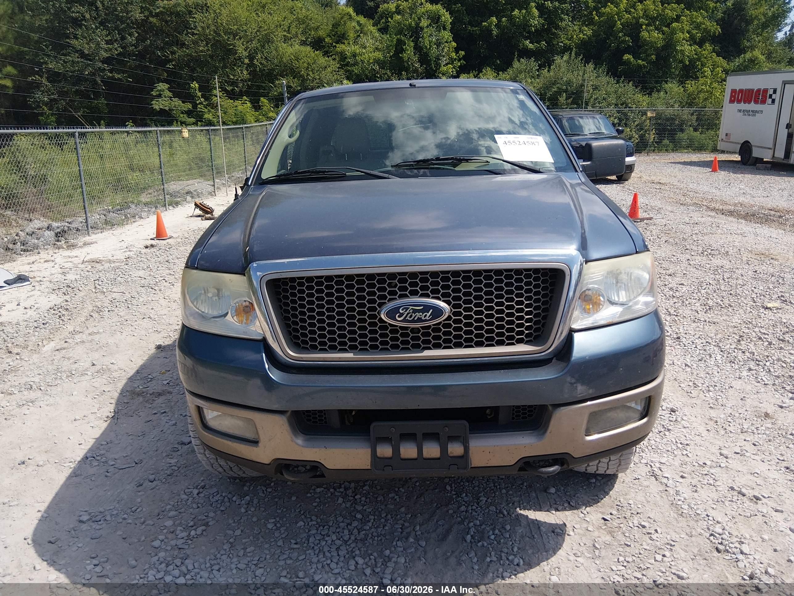 2005 Ford F-150 Fx4/lariat/xl/xlt Blue vin: 1FTPX14565NA75401
