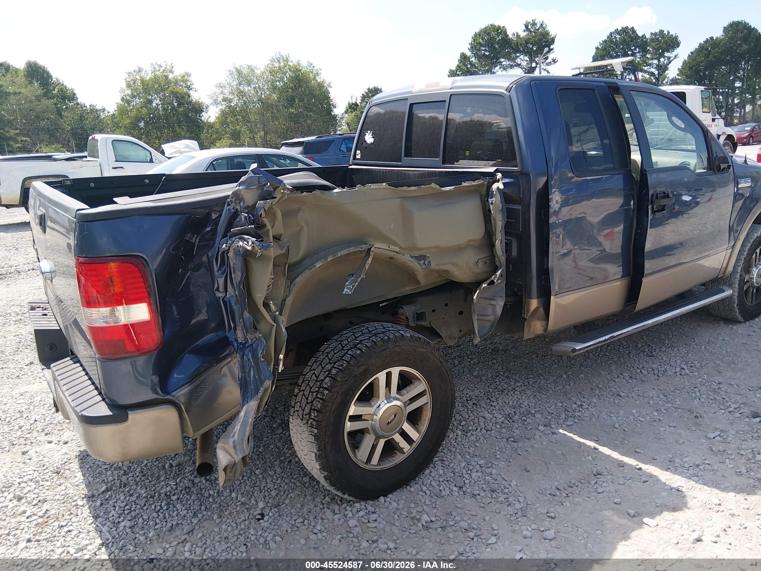 2005 Ford F-150 Fx4/lariat/xl/xlt Blue vin: 1FTPX14565NA75401