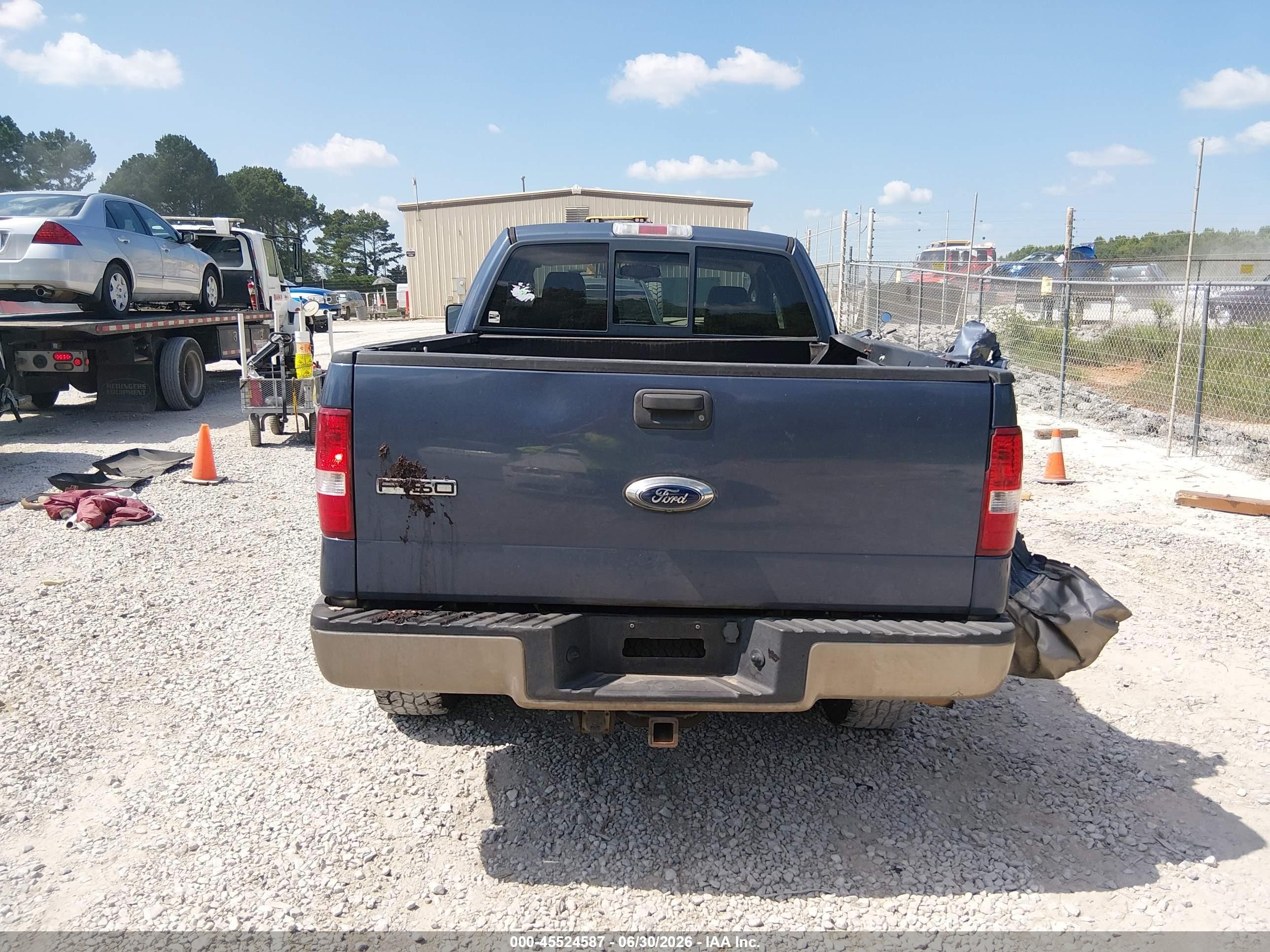 2005 Ford F-150 Fx4/lariat/xl/xlt Blue vin: 1FTPX14565NA75401