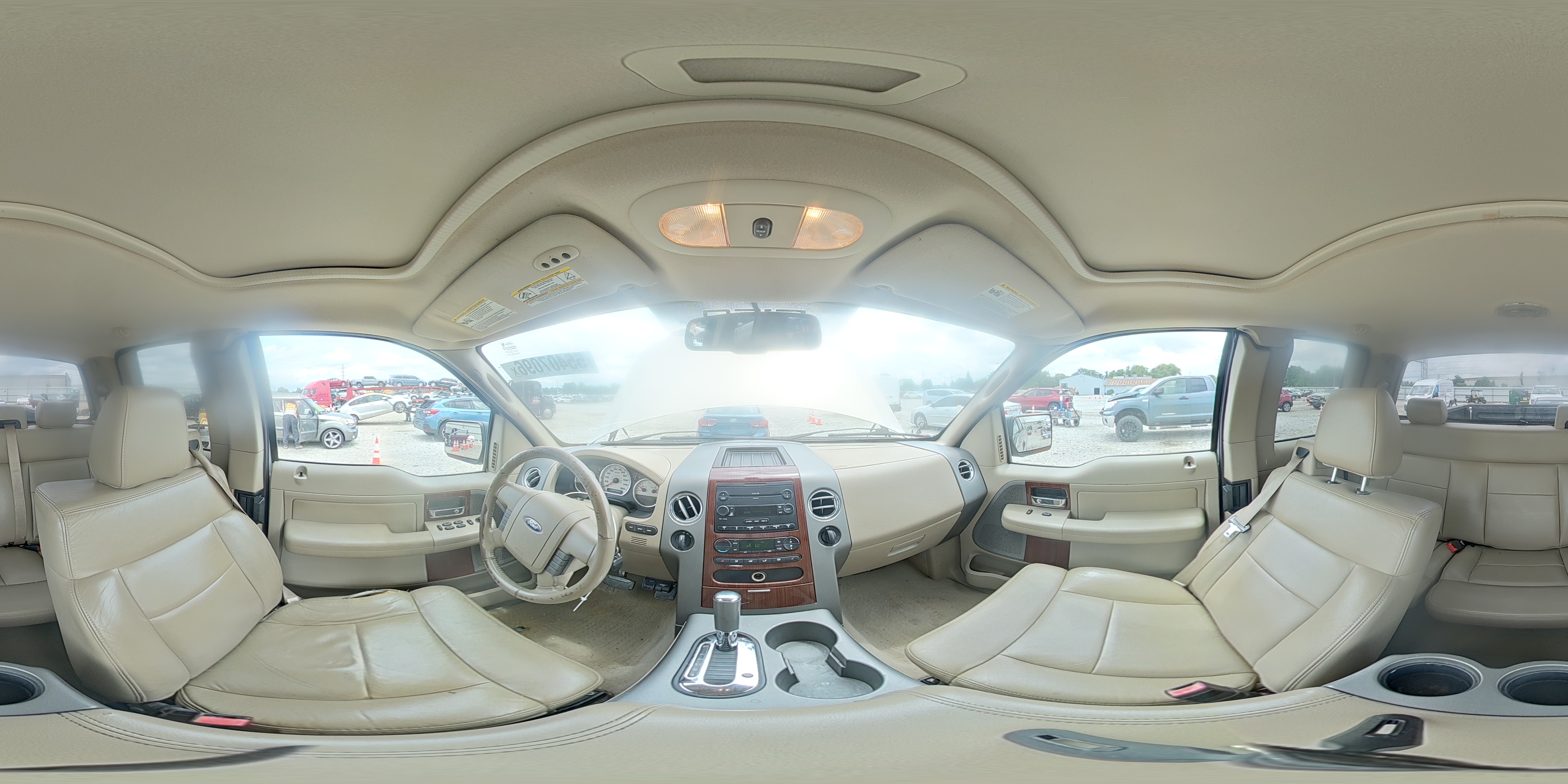 2006 Ford F150 Silver vin: 1FTPX14566FA17252