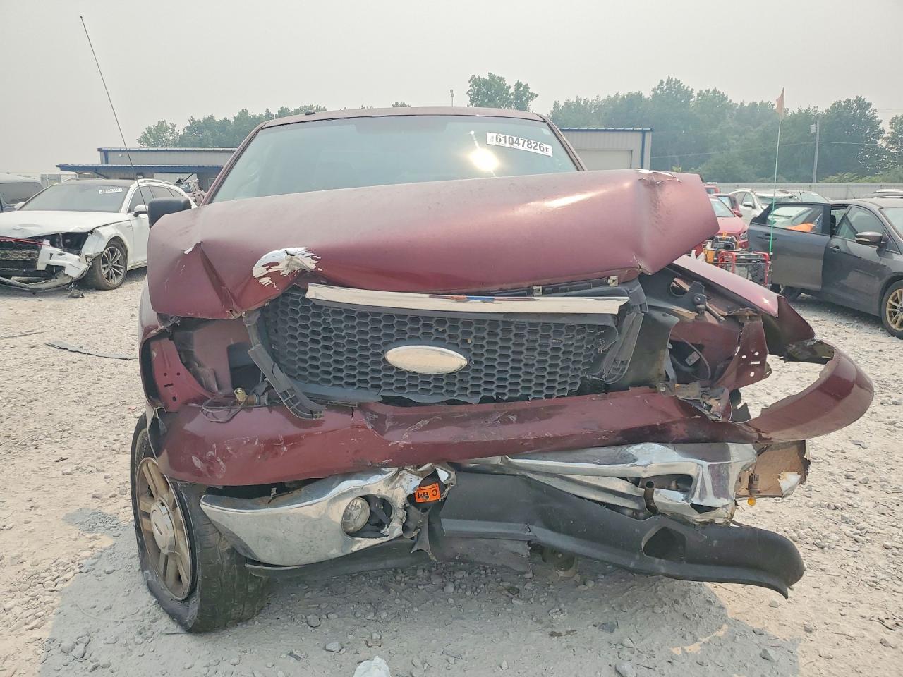 2006 Ford F150 Burgundy vin: 1FTPX14566FB19571