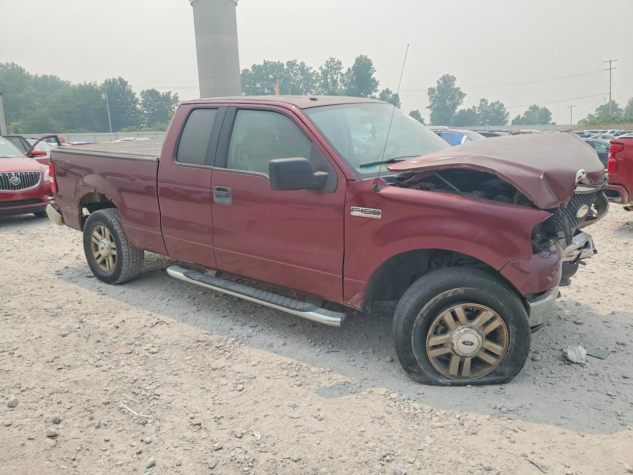 2006 Ford F150 Burgundy vin: 1FTPX14566FB19571