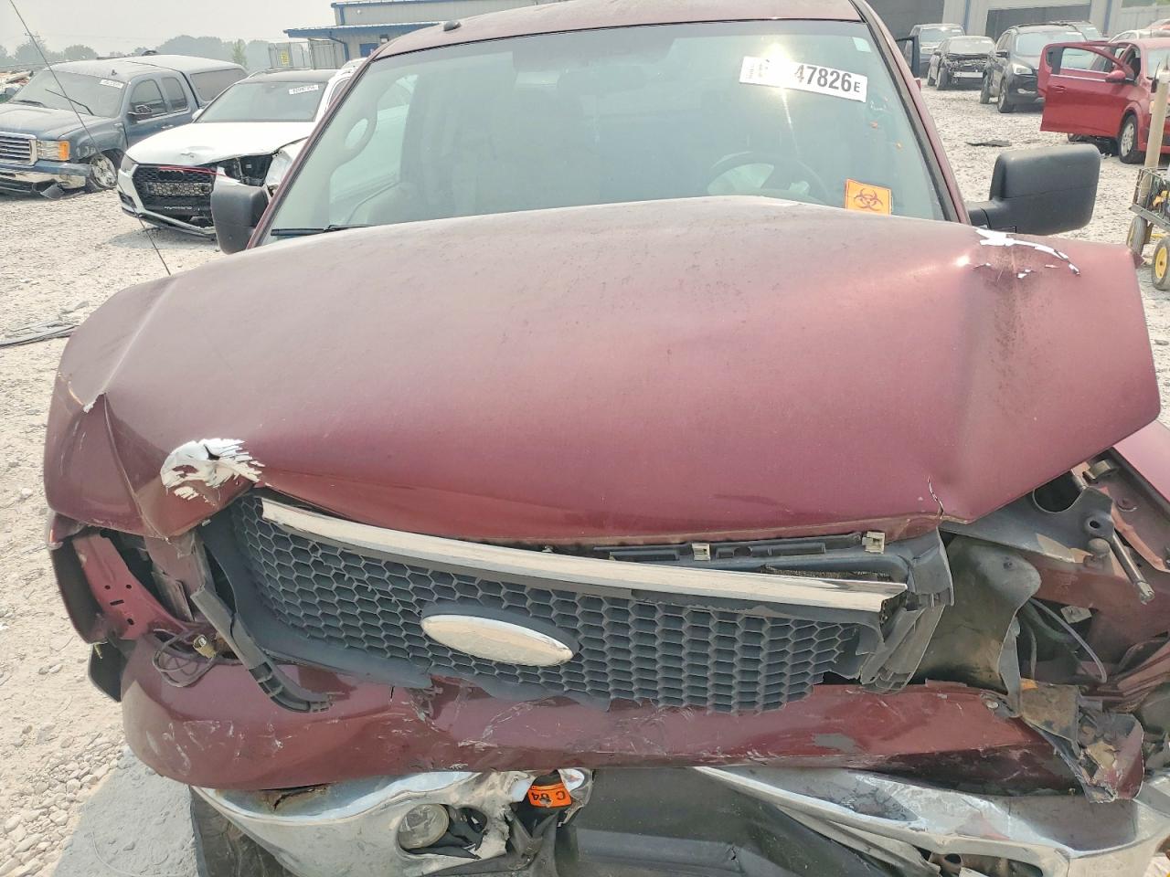 2006 Ford F150 Burgundy vin: 1FTPX14566FB19571