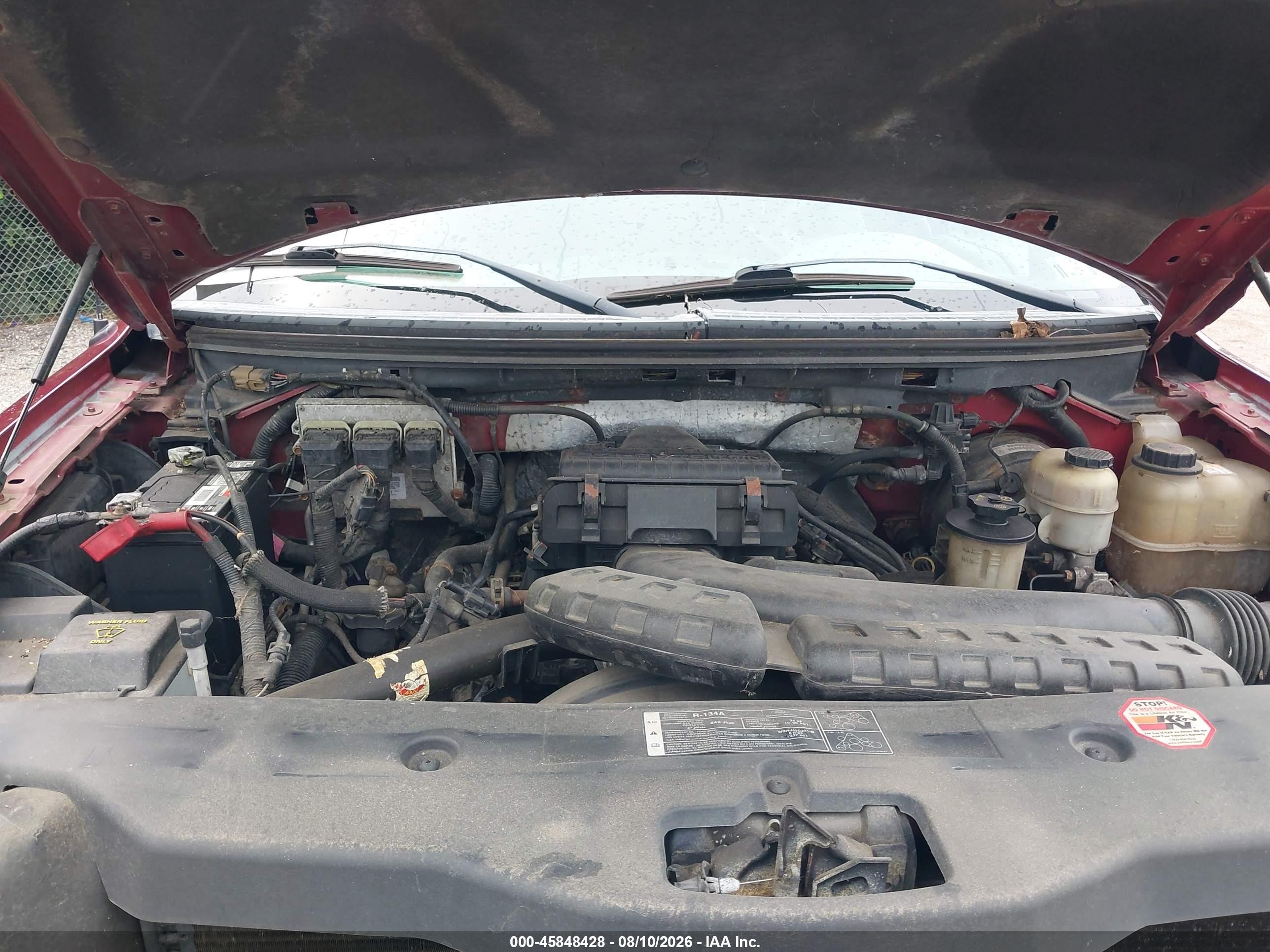 2006 Ford F-150 Fx4/lariat/xl/xlt Burgundy vin: 1FTPX14566KD80609