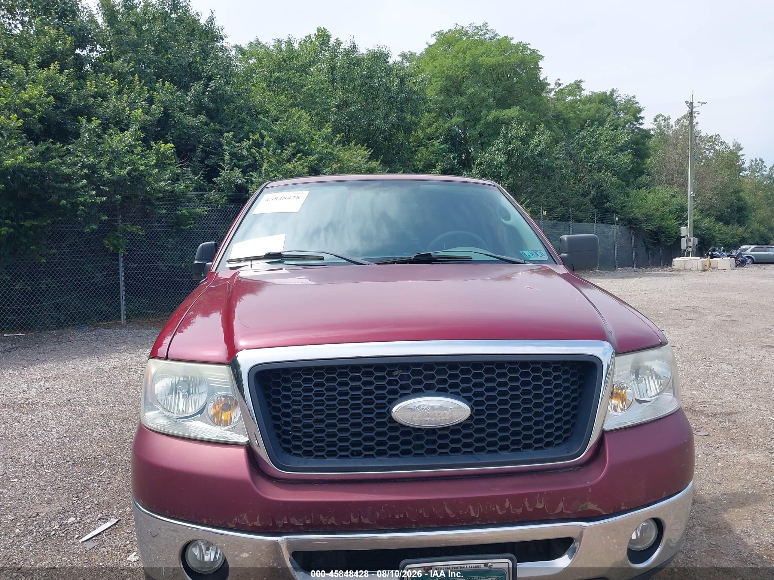 2006 Ford F-150 Fx4/lariat/xl/xlt Burgundy vin: 1FTPX14566KD80609
