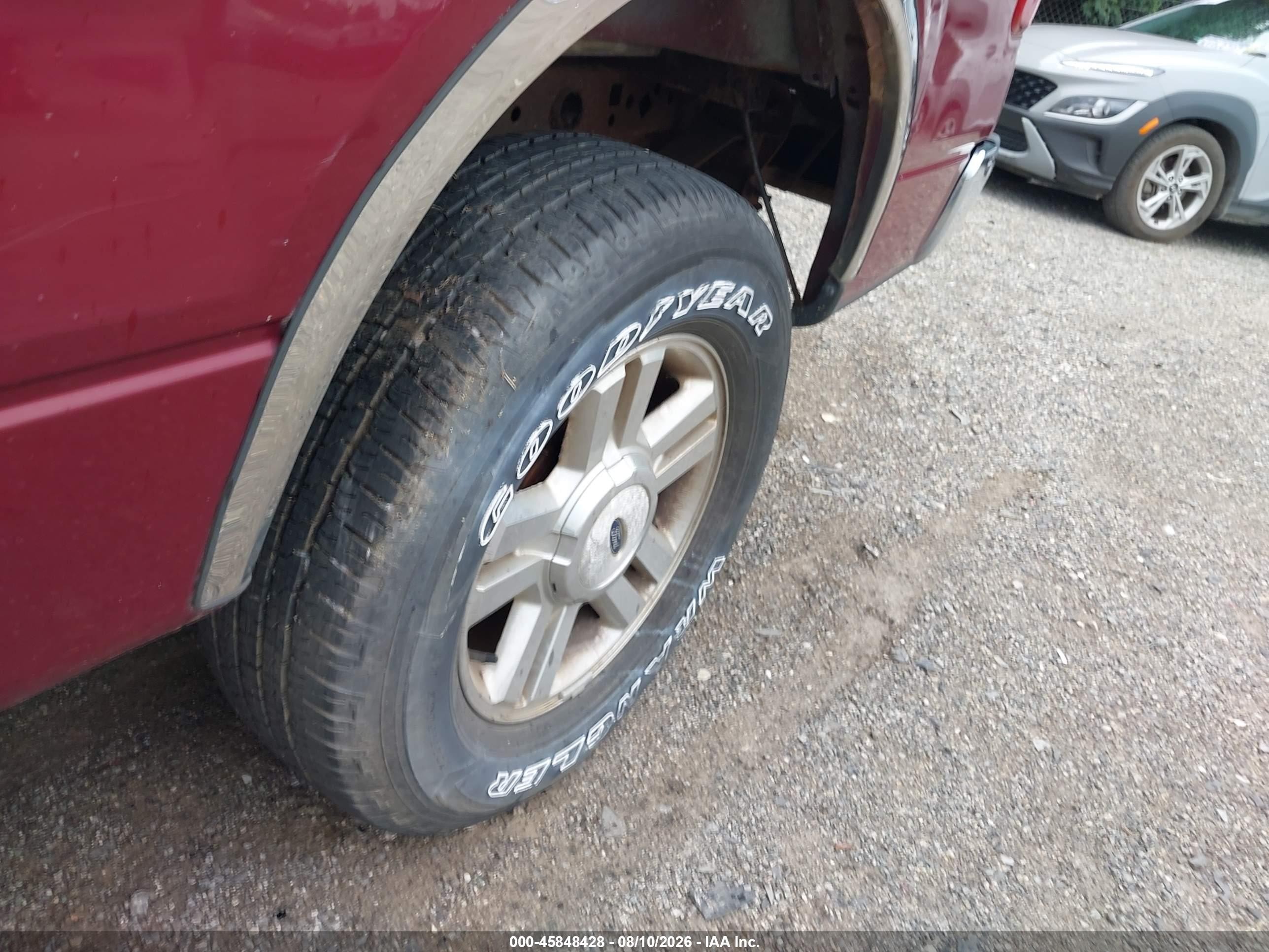 2006 Ford F-150 Fx4/lariat/xl/xlt Burgundy vin: 1FTPX14566KD80609